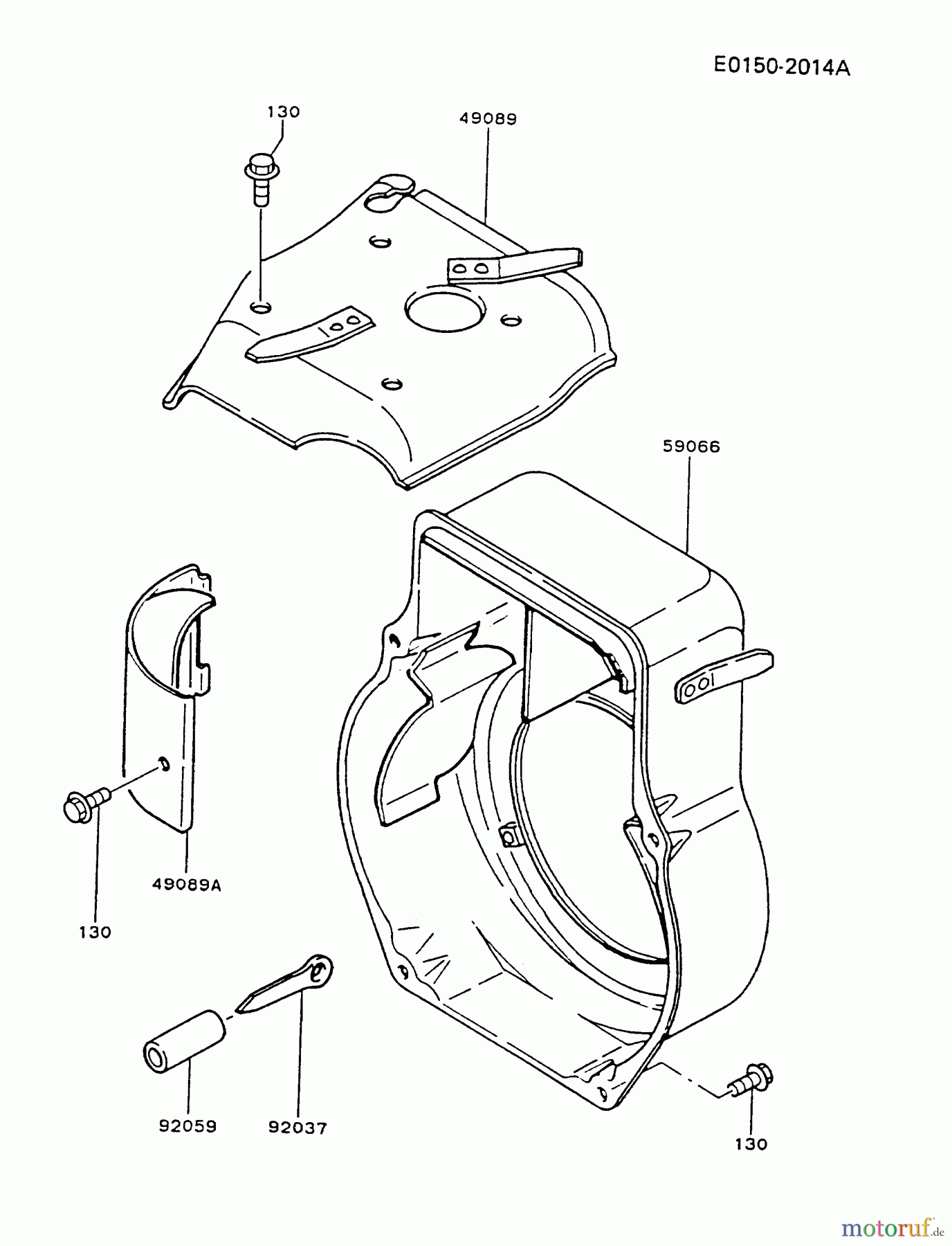  Kawasaki Geräte Stromerzeuger GAT80A-ES00 (GA1800A) - Kawasaki Generator COOLING-EQUIPMENT