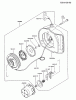 Kawasaki Geräte GAW30A-CS00 (GA2300A) - Kawasaki Generator Listas de piezas de repuesto y dibujos STARTER