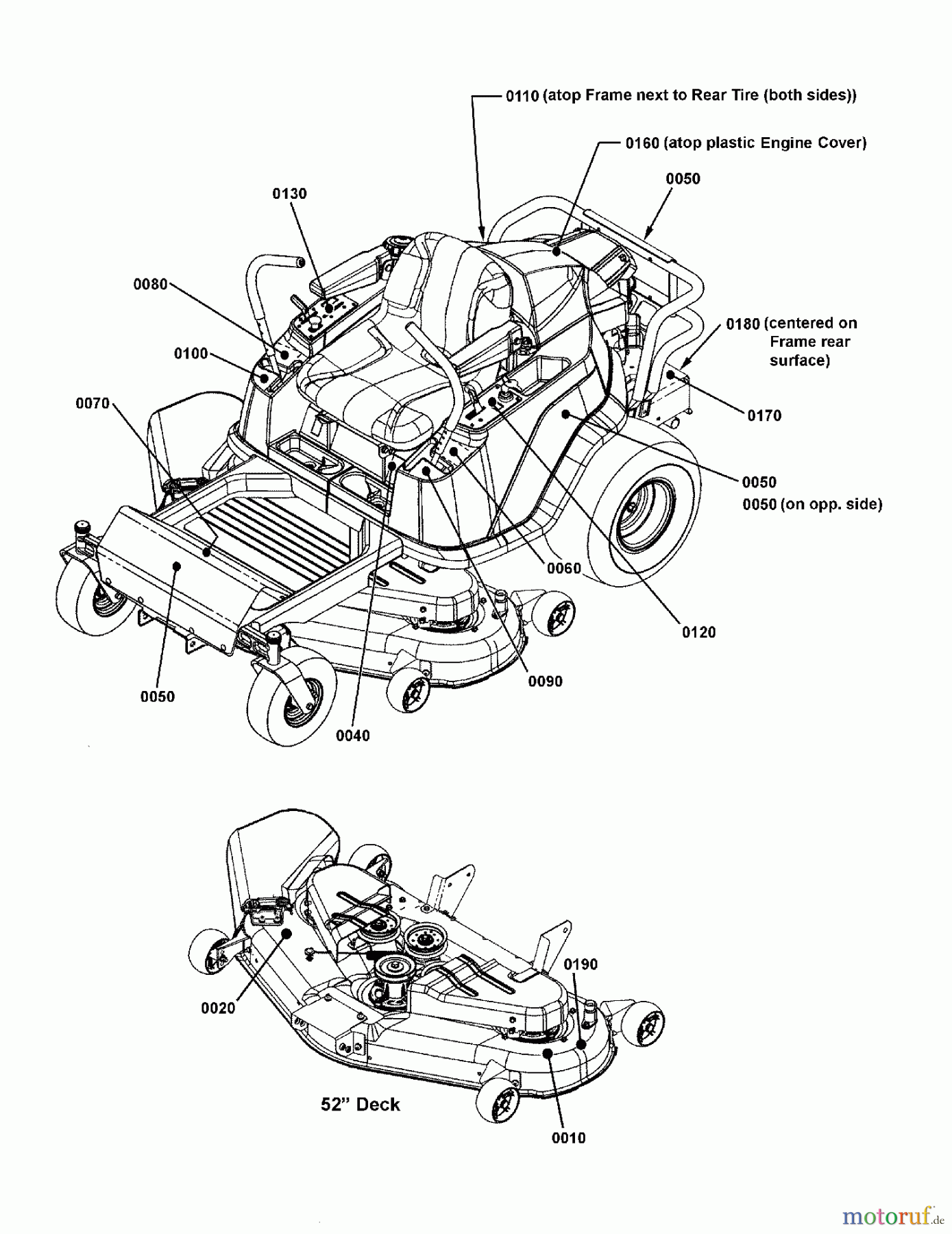  Murray Nullwendekreismäher, Zero-Turn RZT26520 (2691079-01) - Murray 52