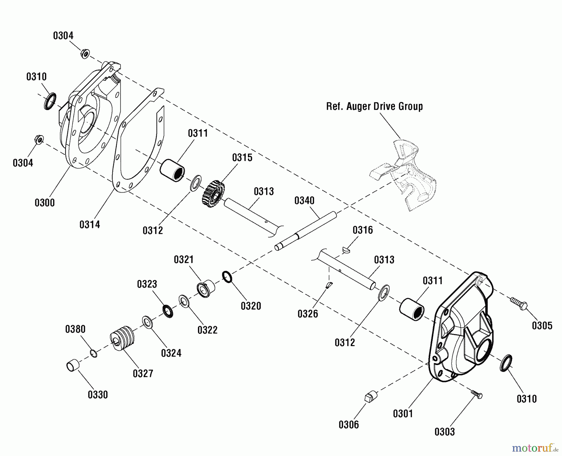  Murray Schneefräsen C950-52132-1 (1696317-00) - Craftsman 27