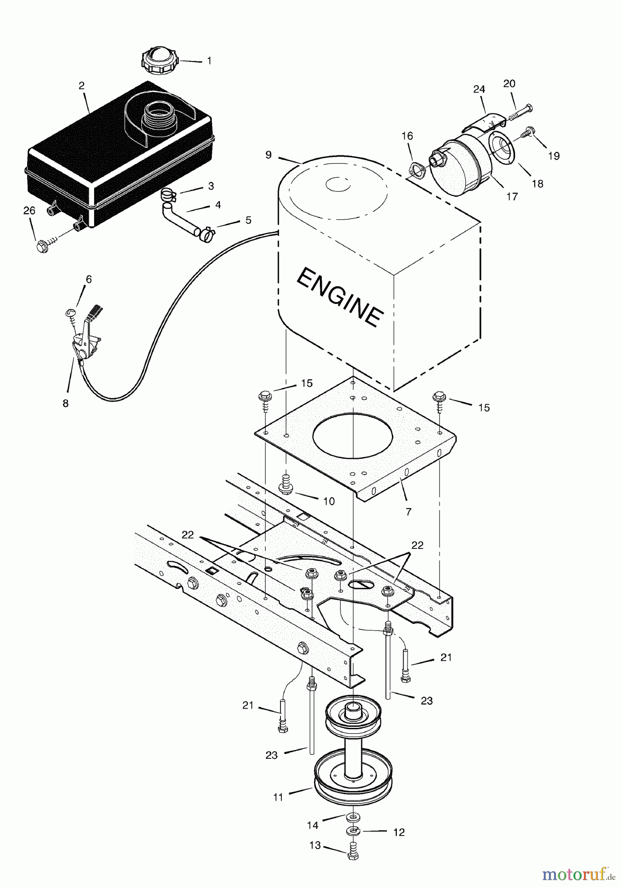  Murray Rasen- und Gartentraktoren 405000x8B - Scotts 40