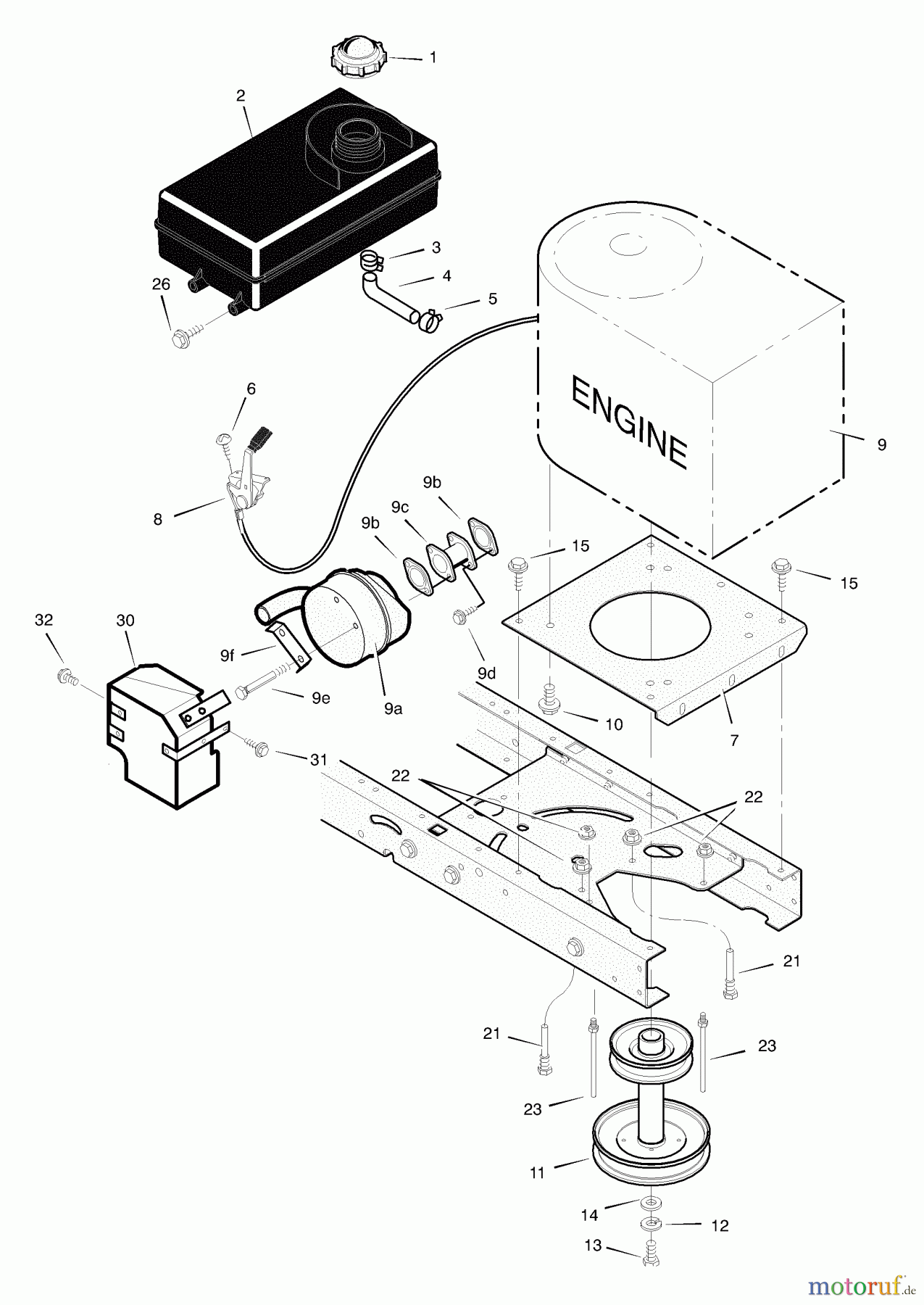  Murray Rasen- und Gartentraktoren 405000x8C - Scotts 40