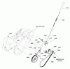 Murray 1696078 - Canadiana 22" Single Stage Snowthrower (2011) Listas de piezas de repuesto y dibujos Auger Drive Group (2988894)