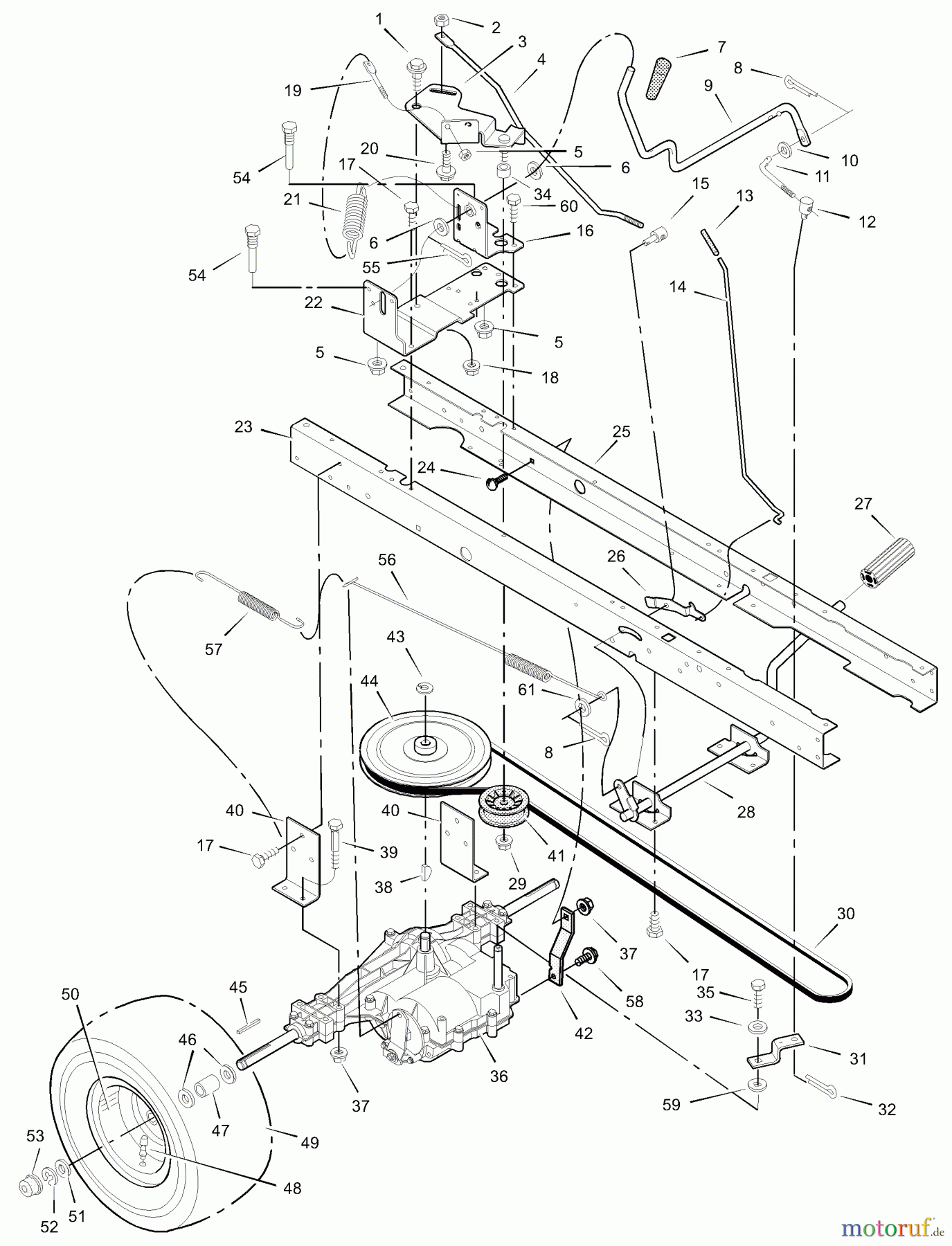  Murray Rasen- und Gartentraktoren 405002x31A - Scotts 40