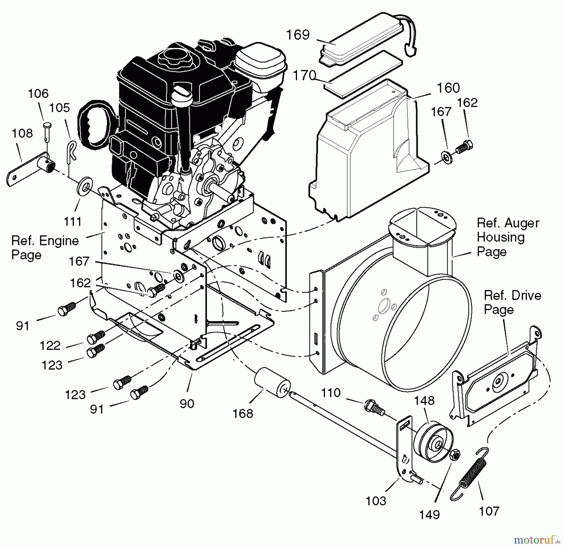  Murray Schneefräsen 536.881550 - Craftsman 24