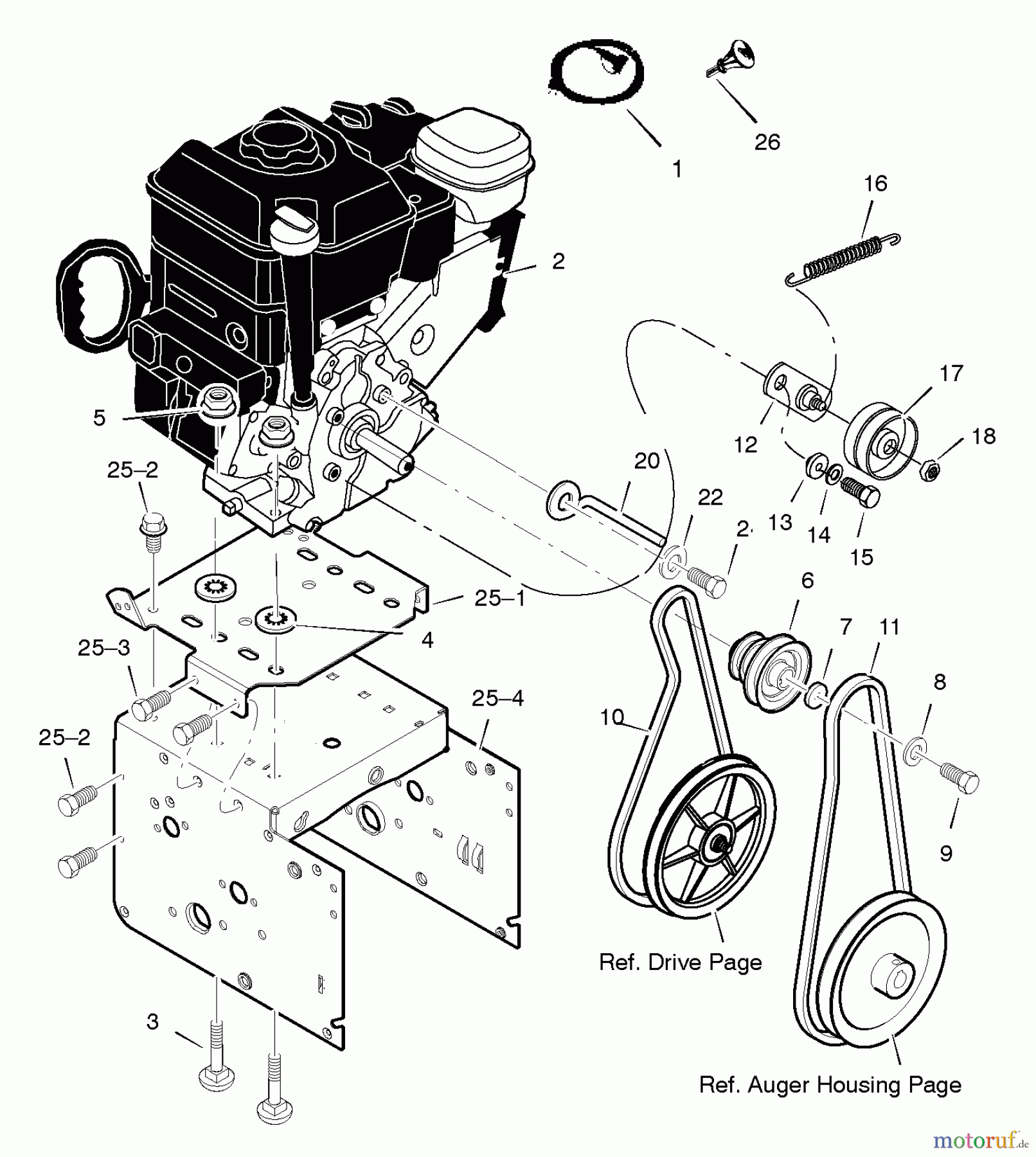  Murray Schneefräsen 536.881650 - Craftsman 24