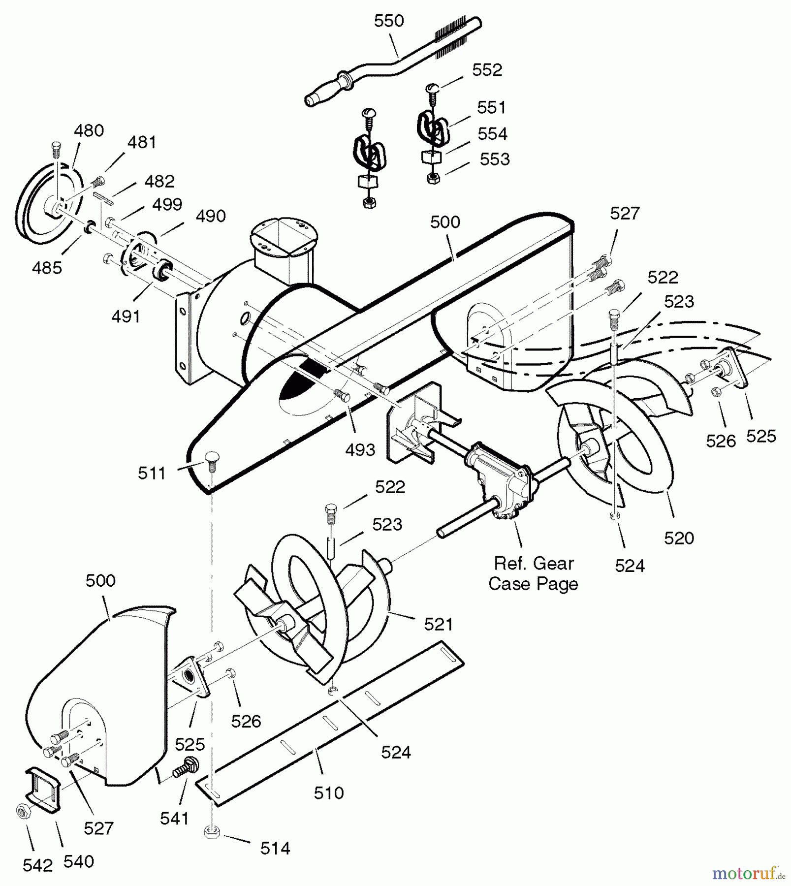  Murray Schneefräsen 536.881750 - Craftsman 24