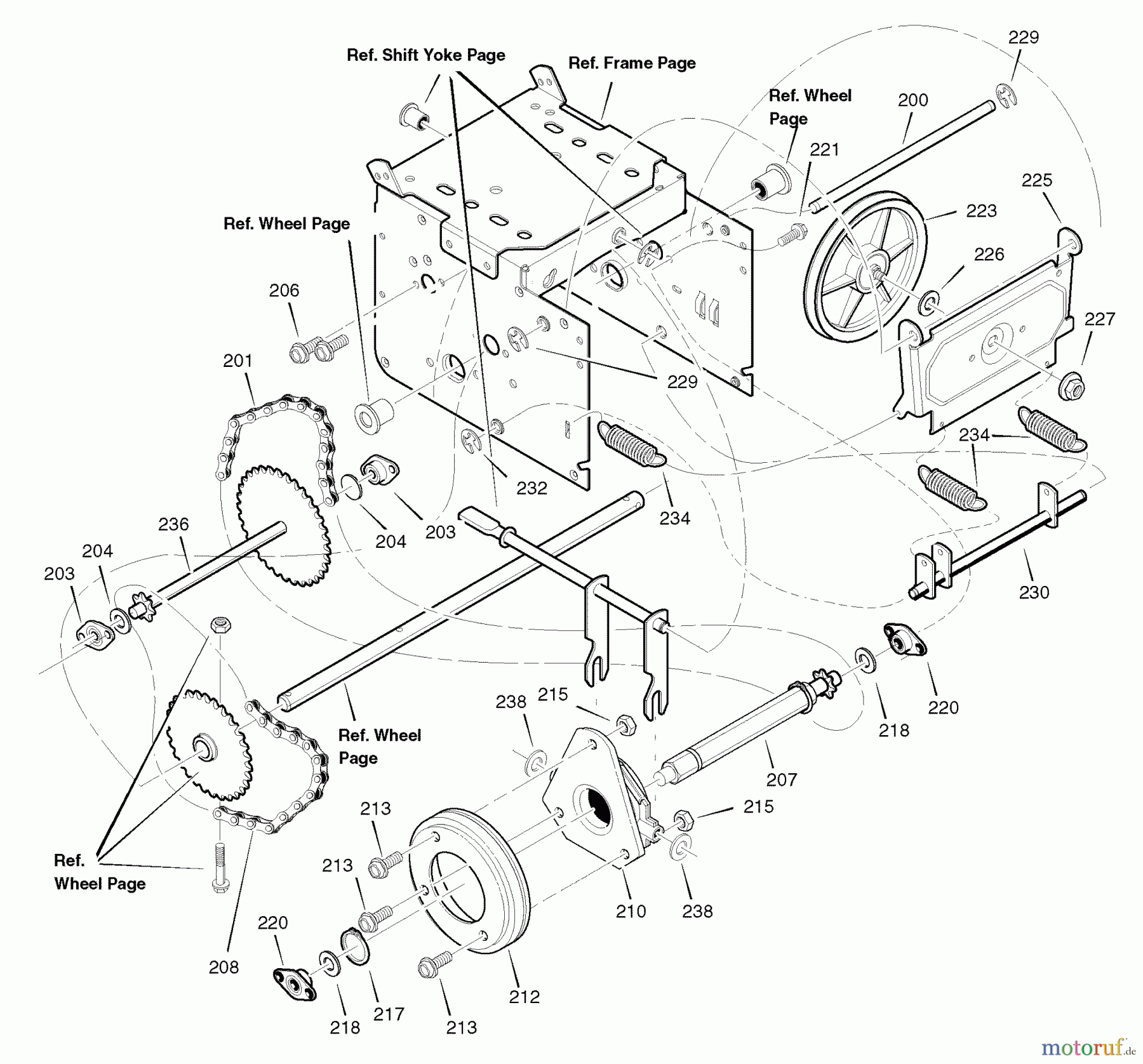  Murray Schneefräsen 6240900x43 (1695372) - Yard King 24