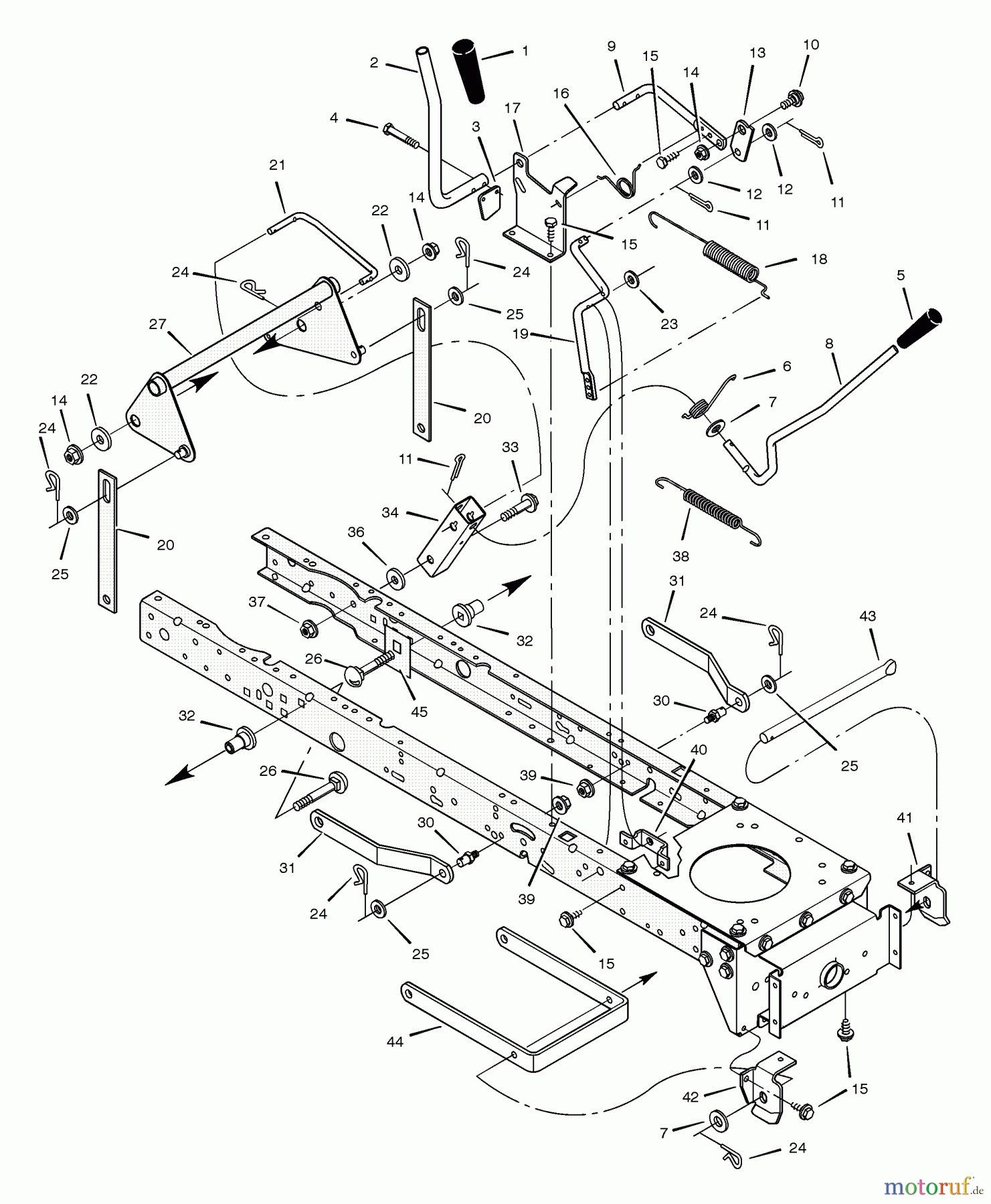  Murray Rasen- und Gartentraktoren 405014x92A - B&S/Murray 40