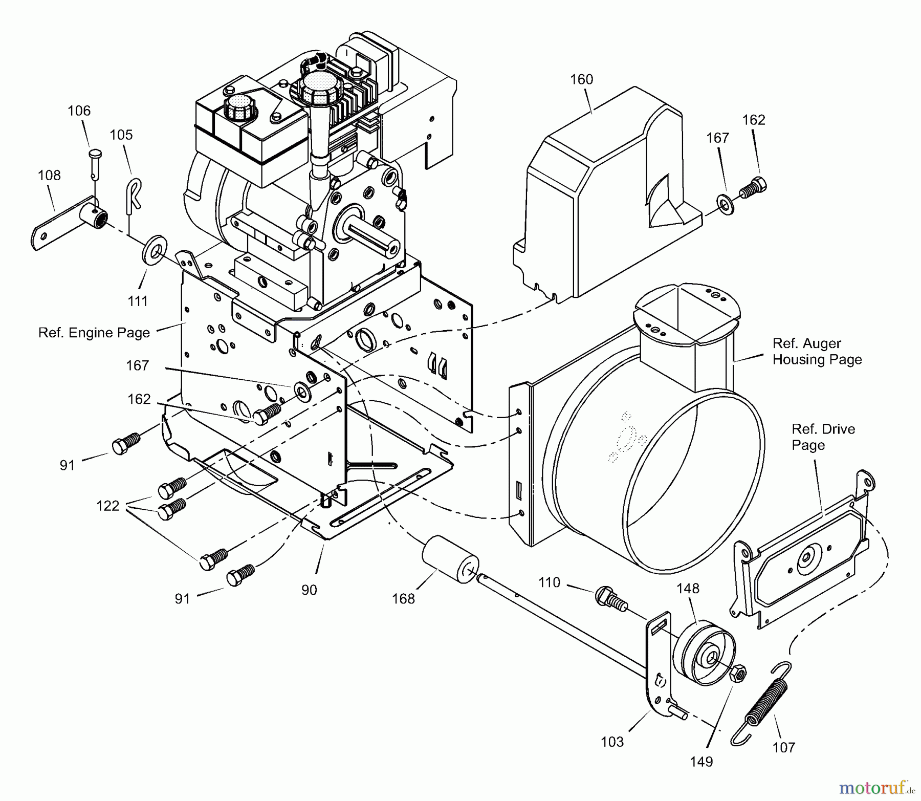  Murray Schneefräsen 624604x0A - B&S/Murray 24