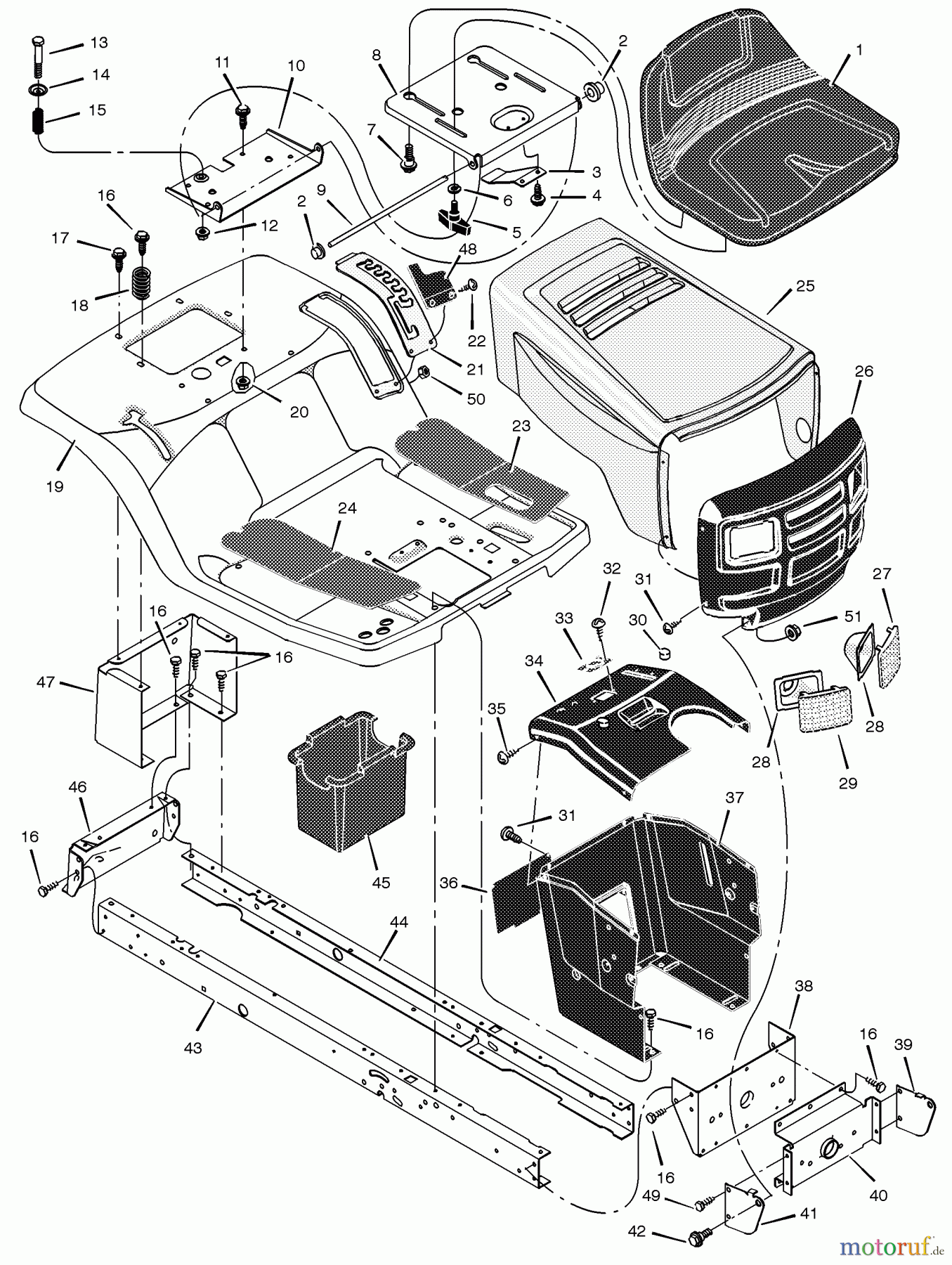  Murray Rasen- und Gartentraktoren 405015x92A - B&S/Murray 40