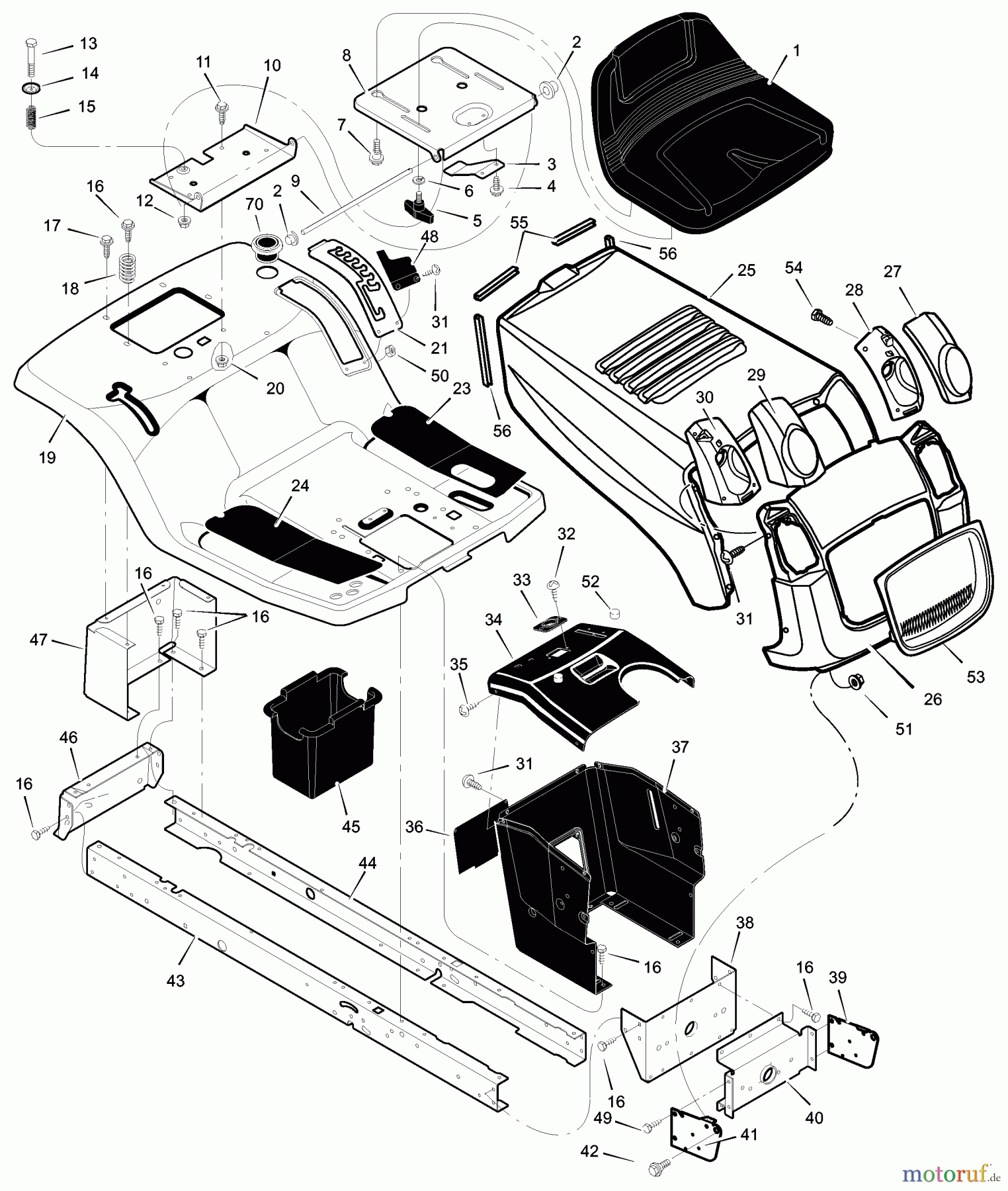  Murray Rasen- und Gartentraktoren 405030x48A - B&S/Murray 40