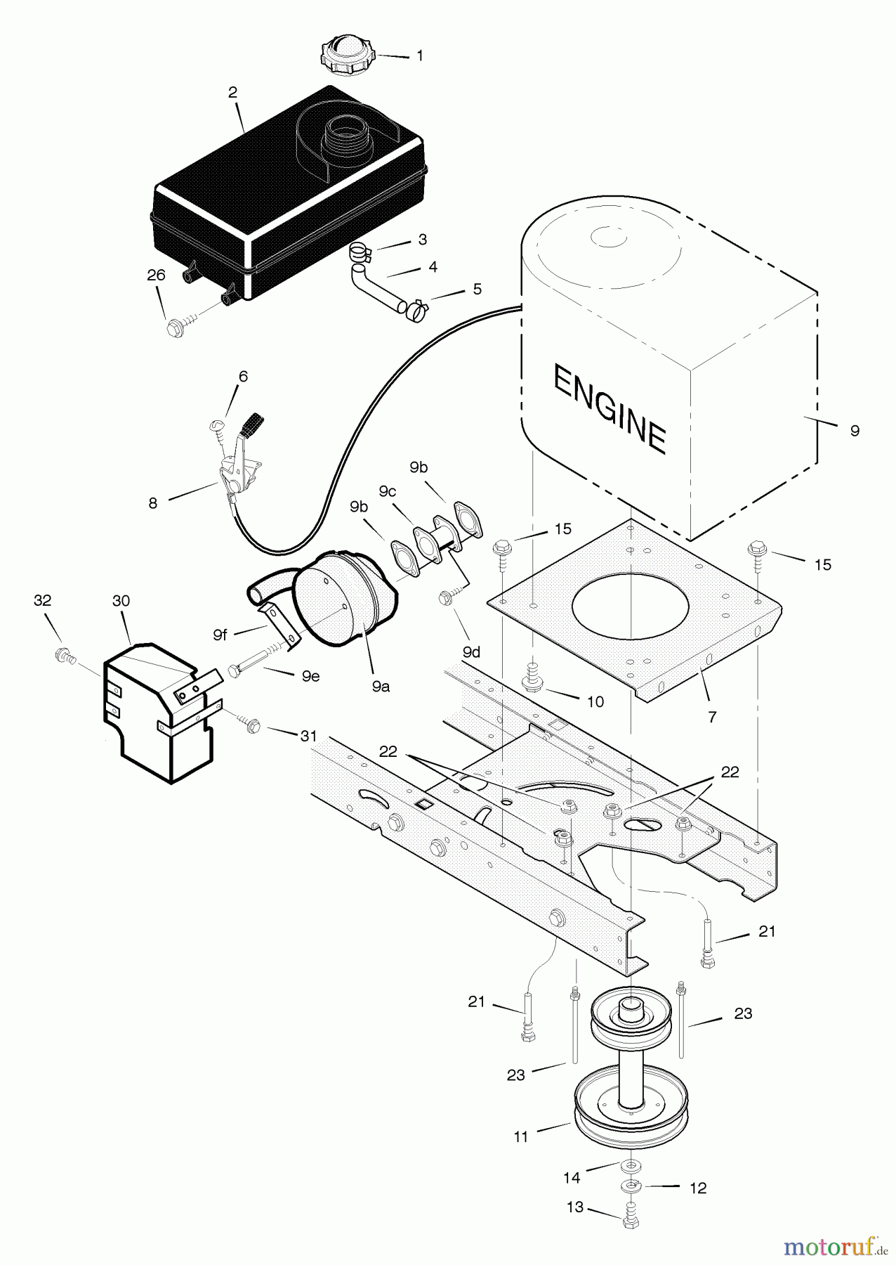  Murray Rasen- und Gartentraktoren 405030x48B - B&S/Murray 40