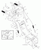 Murray 629108x5C - 29" Dual Stage Snow Thrower (2005) Listas de piezas de repuesto y dibujos Handle Assembly