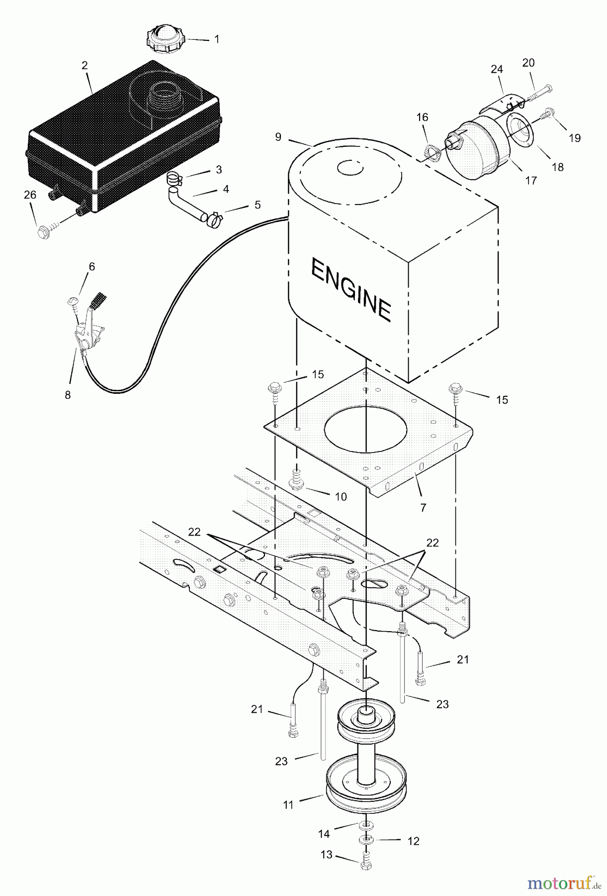  Murray Rasen- und Gartentraktoren 40508x92A - B&S/Murray 40