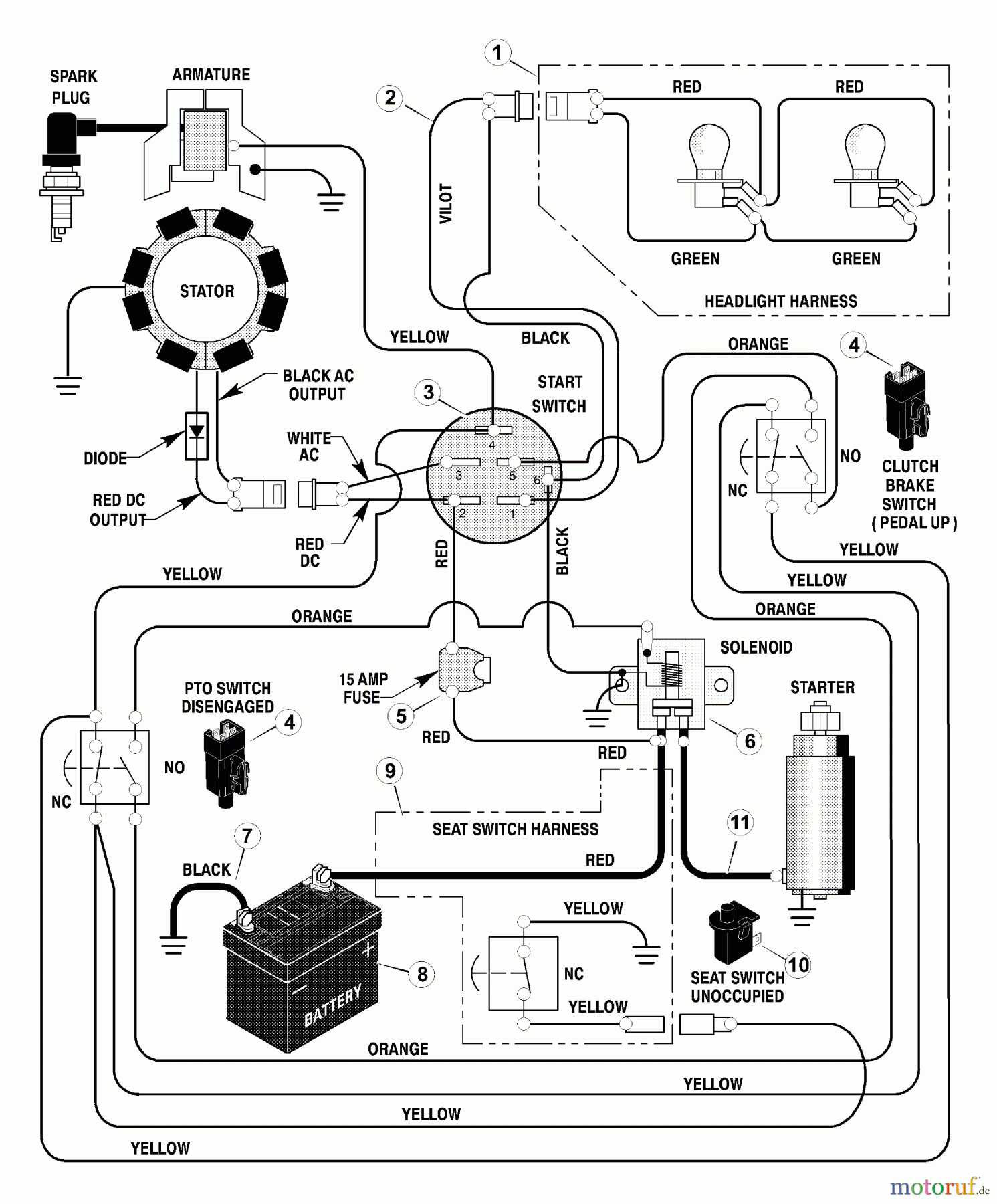  Murray Rasen- und Gartentraktoren 40508x92B - B&S/Murray 40