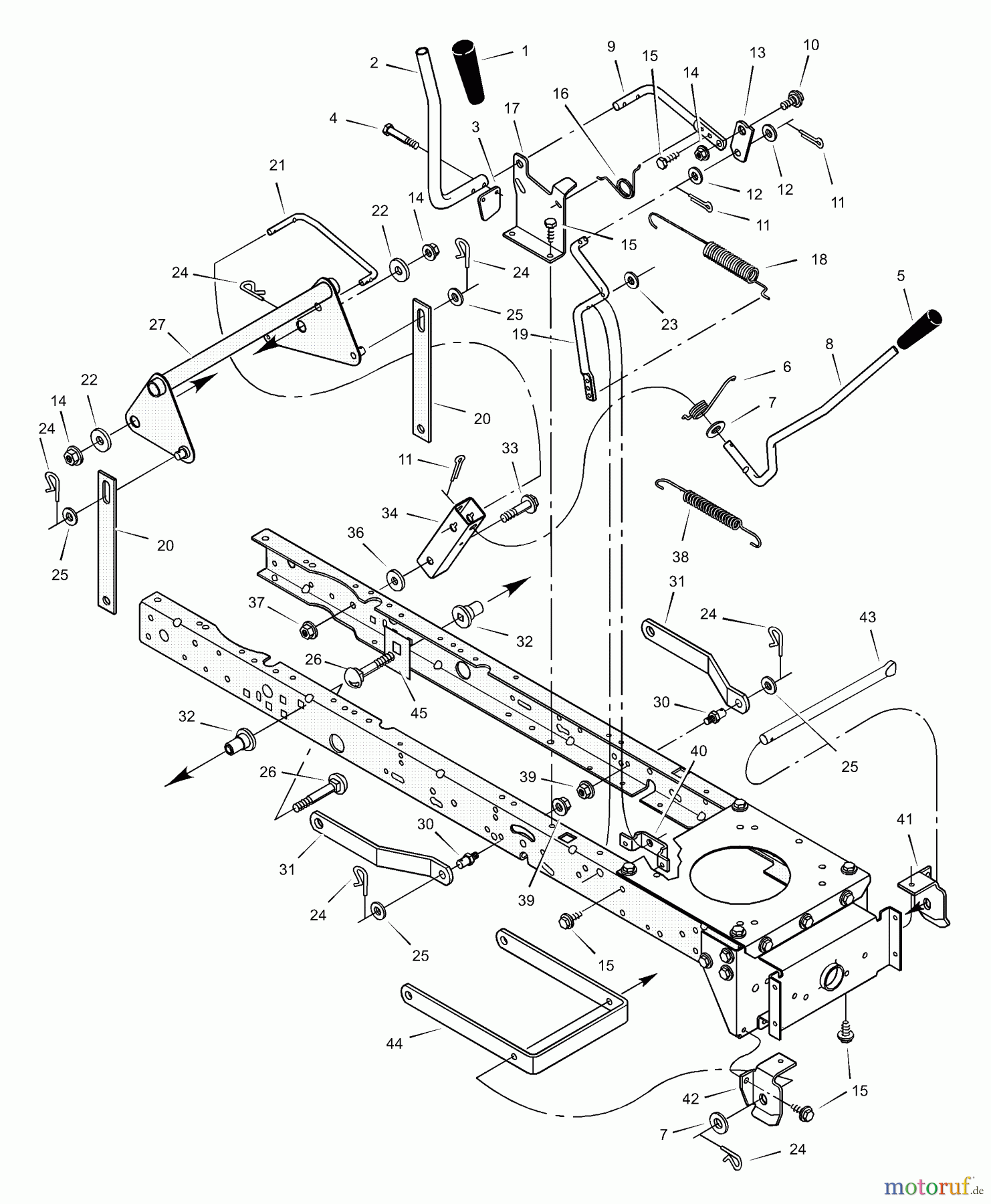  Murray Rasen- und Gartentraktoren 40508x92D - B&S/Murray 40