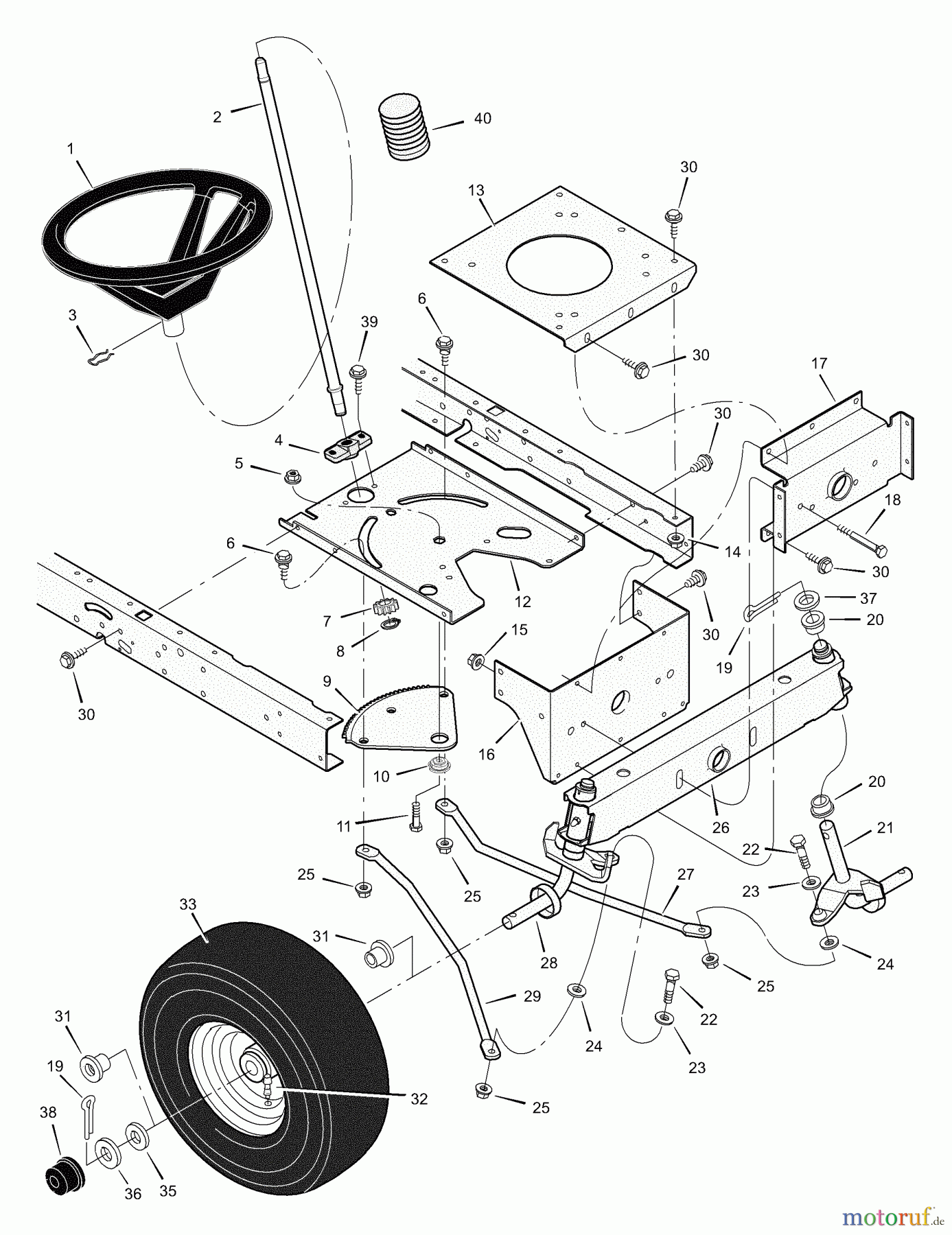  Murray Rasen- und Gartentraktoren 40508x92G - B&S/Murray 40