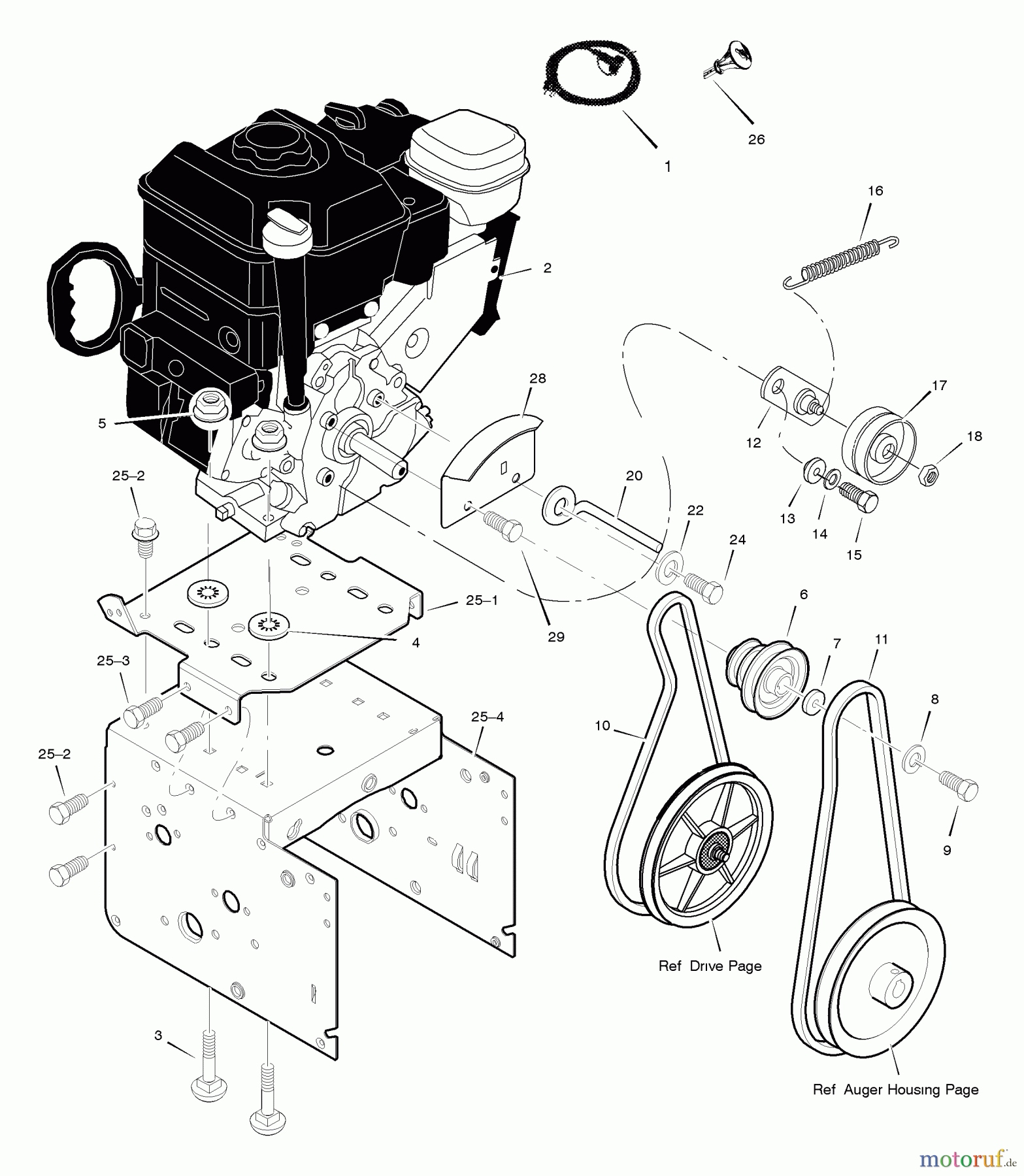  Murray Schneefräsen C950-52429-0 - Craftsman 24