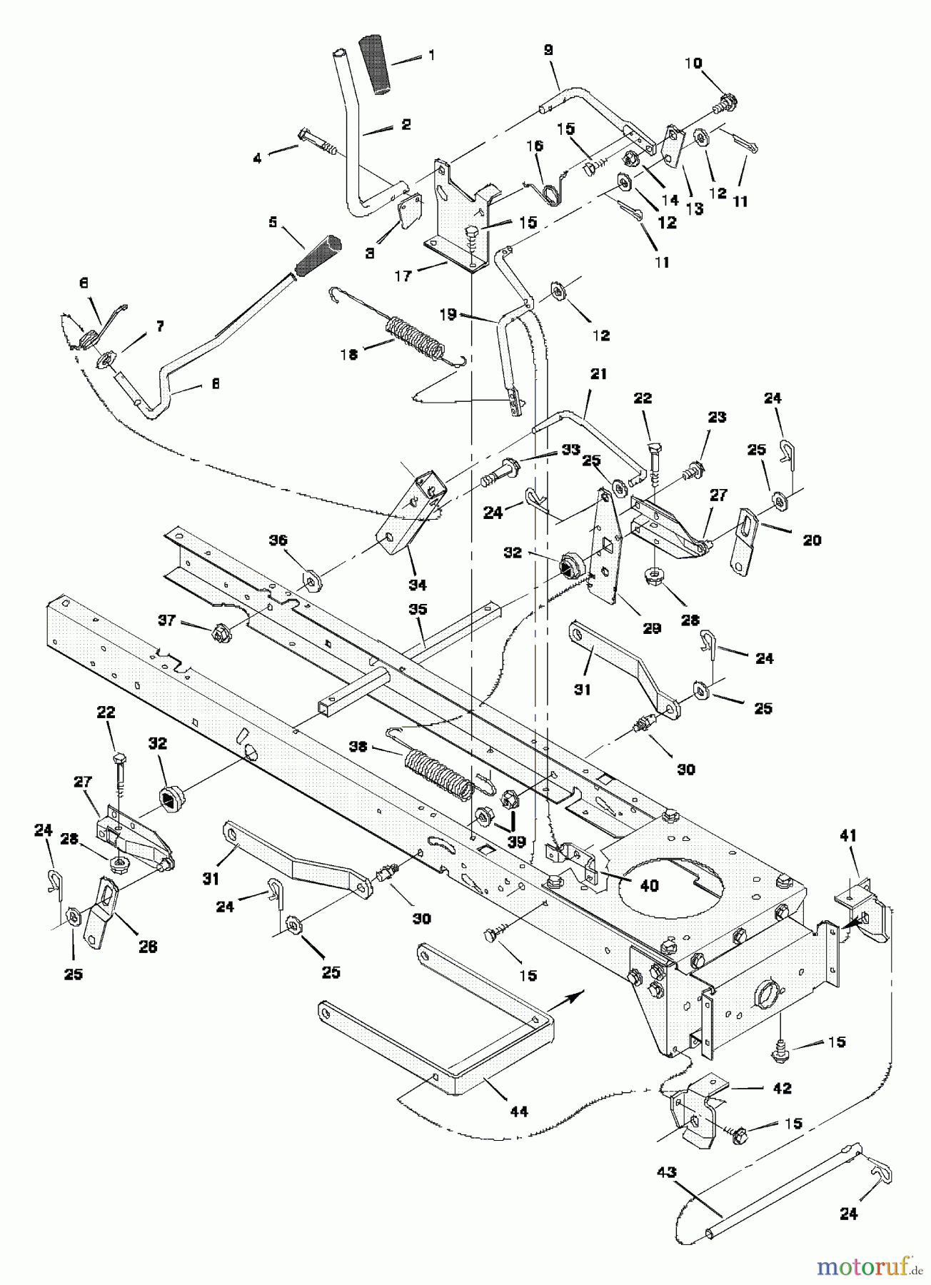  Murray Rasen- und Gartentraktoren 40538A - Murray 40