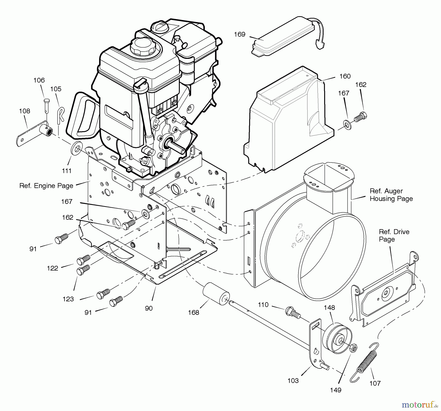  Murray Schneefräsen C950-52471-0 - Craftsman 31