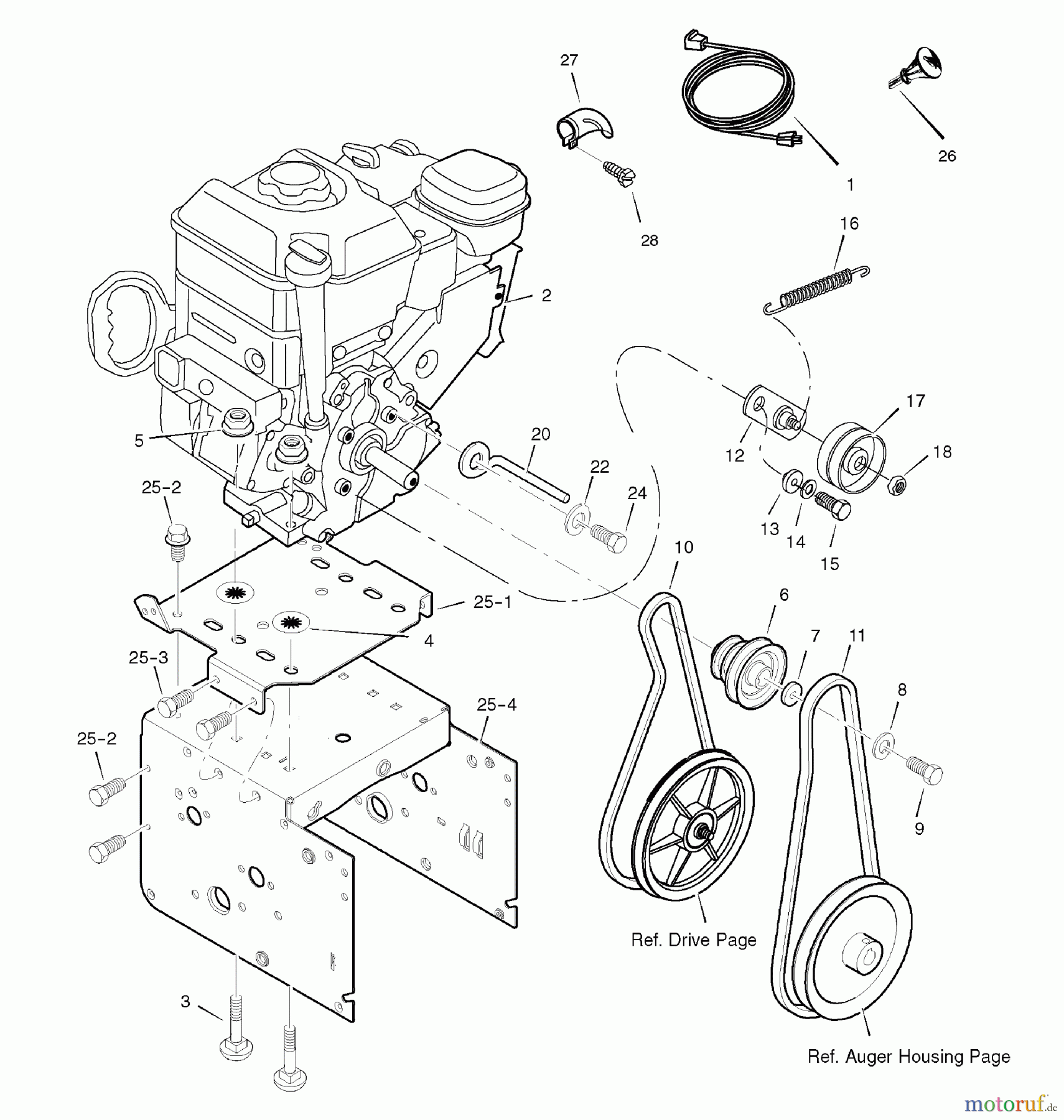  Murray Schneefräsen C950-52725-0 (1695430) - Craftsman 27