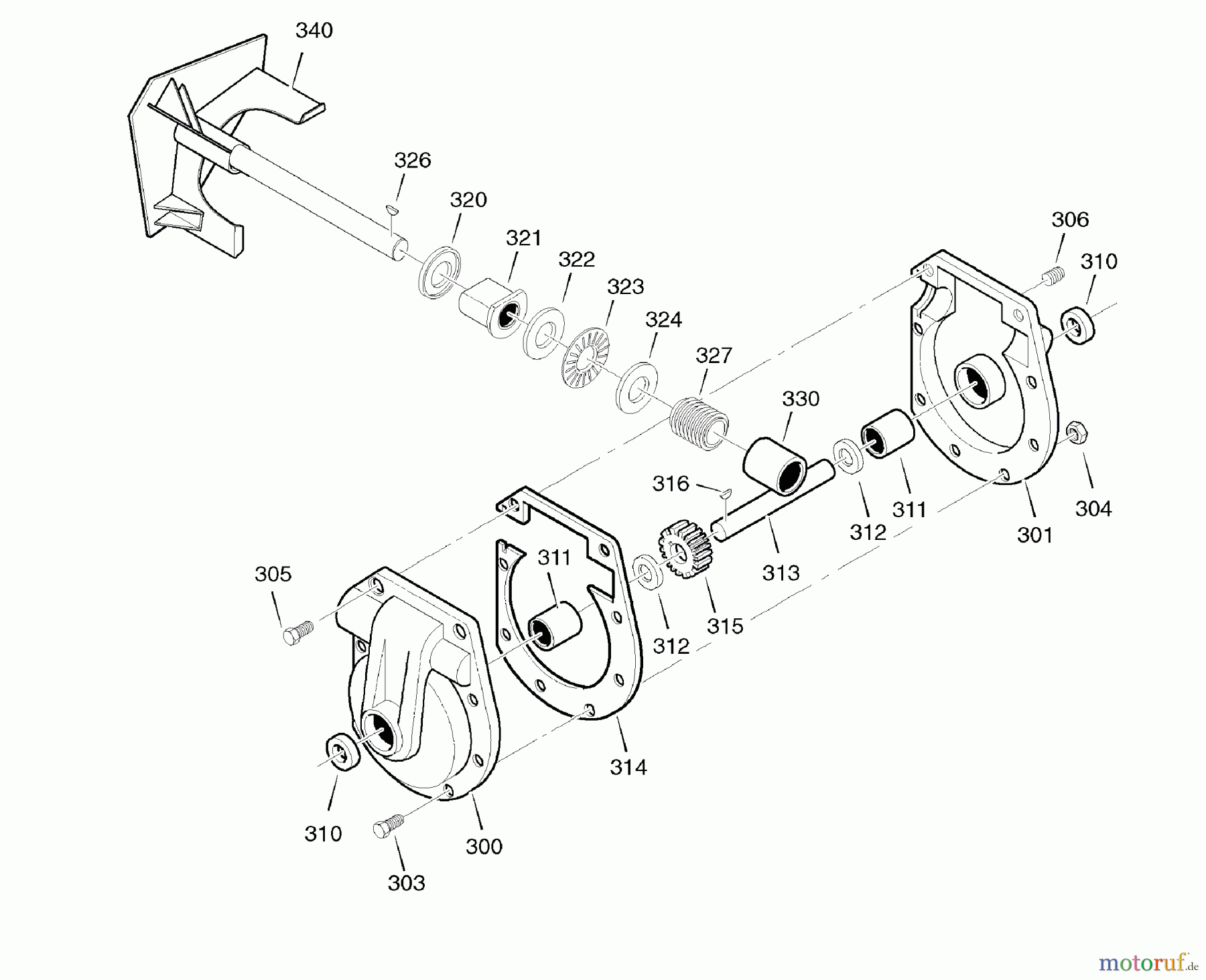  Murray Schneefräsen C950-52725-0 (1695430) - Craftsman 27