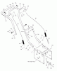 Murray C950-52730-0 (1695383) - Craftsman 27" Dual Stage Snow Thrower (2007) (Sears) Listas de piezas de repuesto y dibujos Handle Assembly