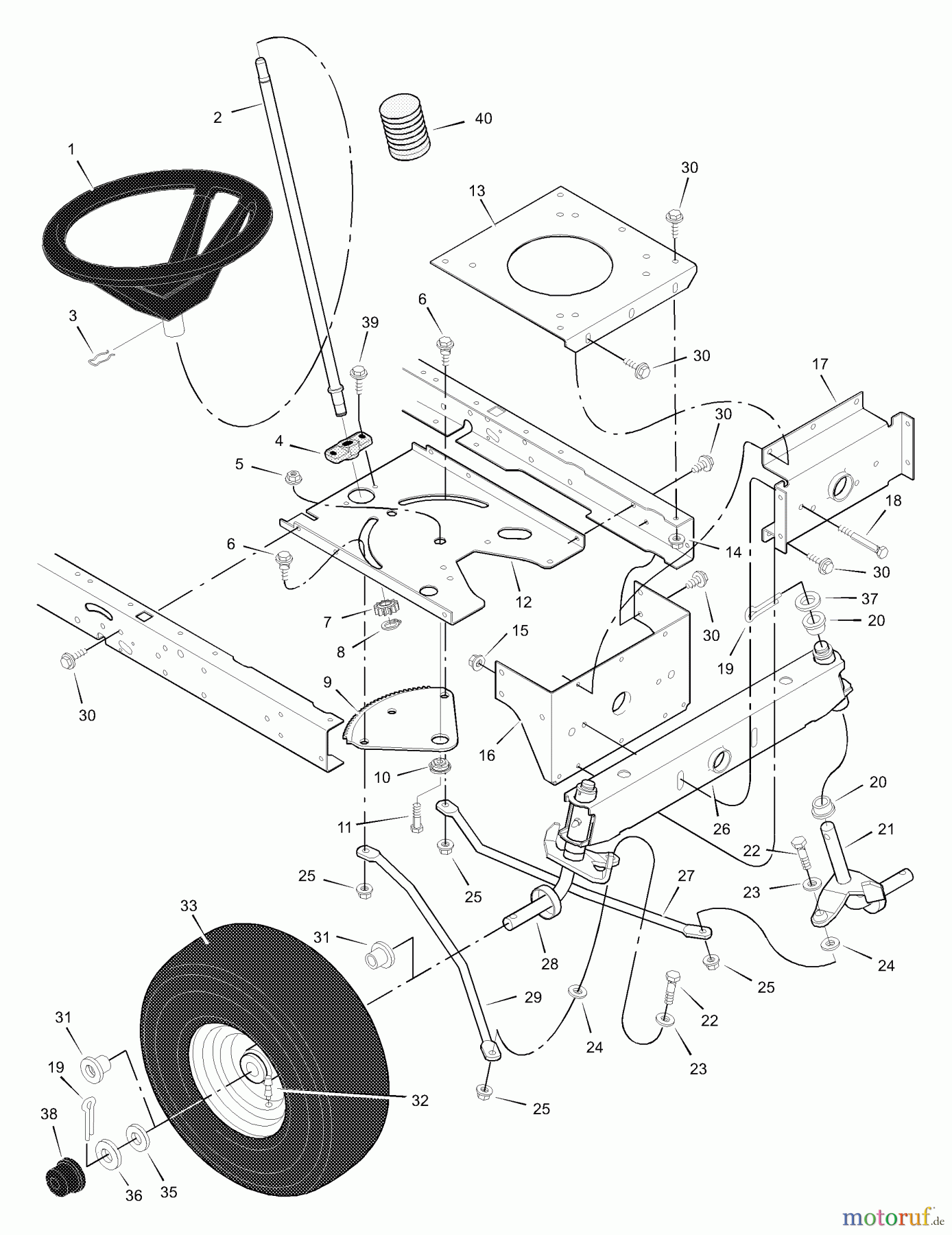  Murray Rasen- und Gartentraktoren 40541E - Murray 40