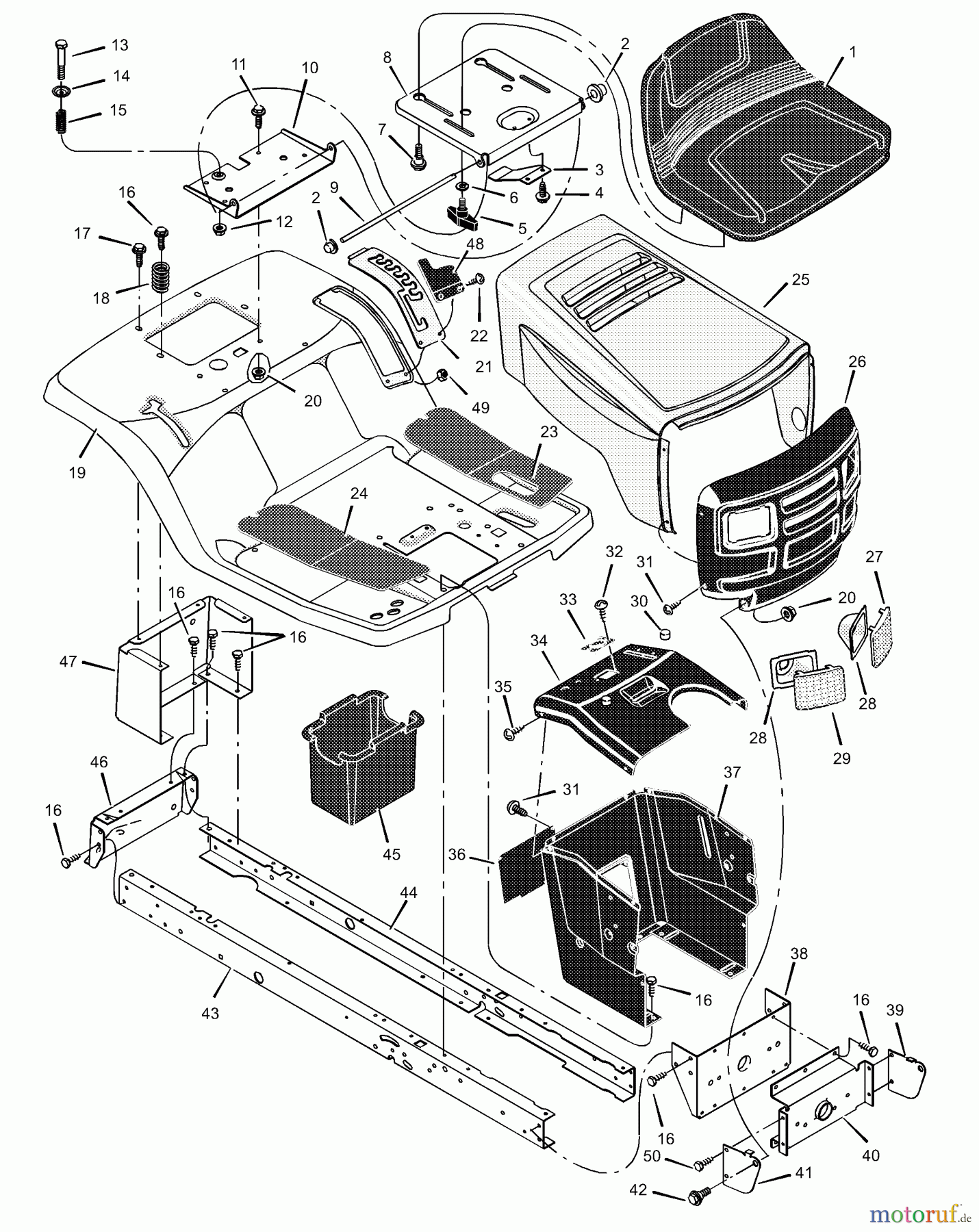  Murray Rasen- und Gartentraktoren 40541F - Murray 40