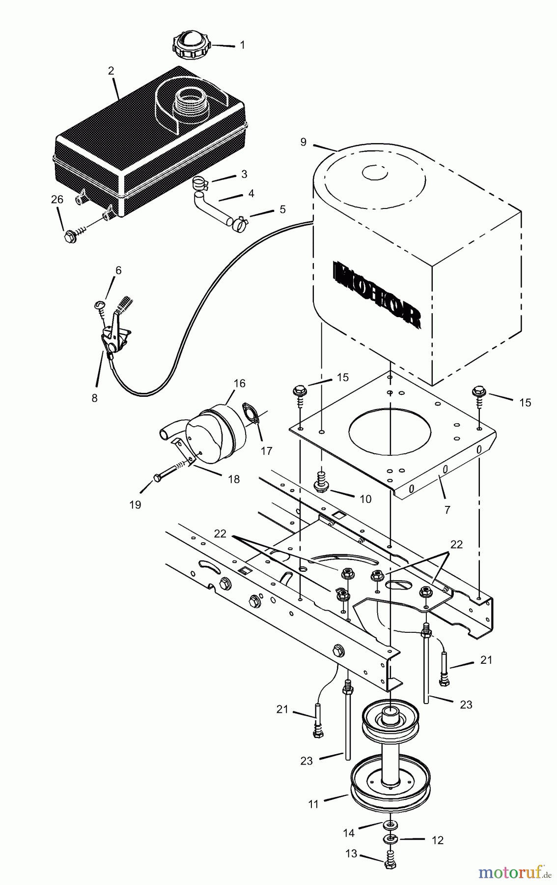  Murray Rasen- und Gartentraktoren 40541F - Murray 40