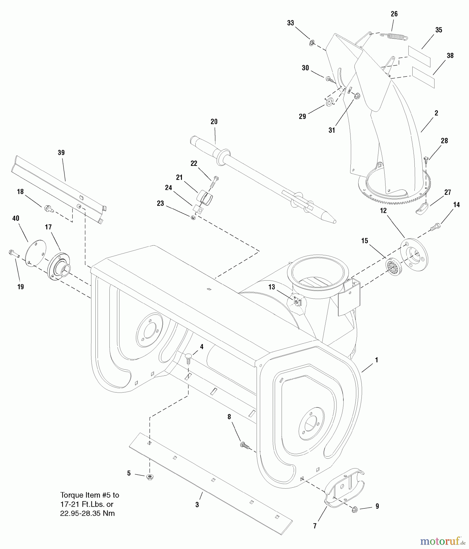  Murray Schneefräsen ST1332S (1695323) - Frontier 32