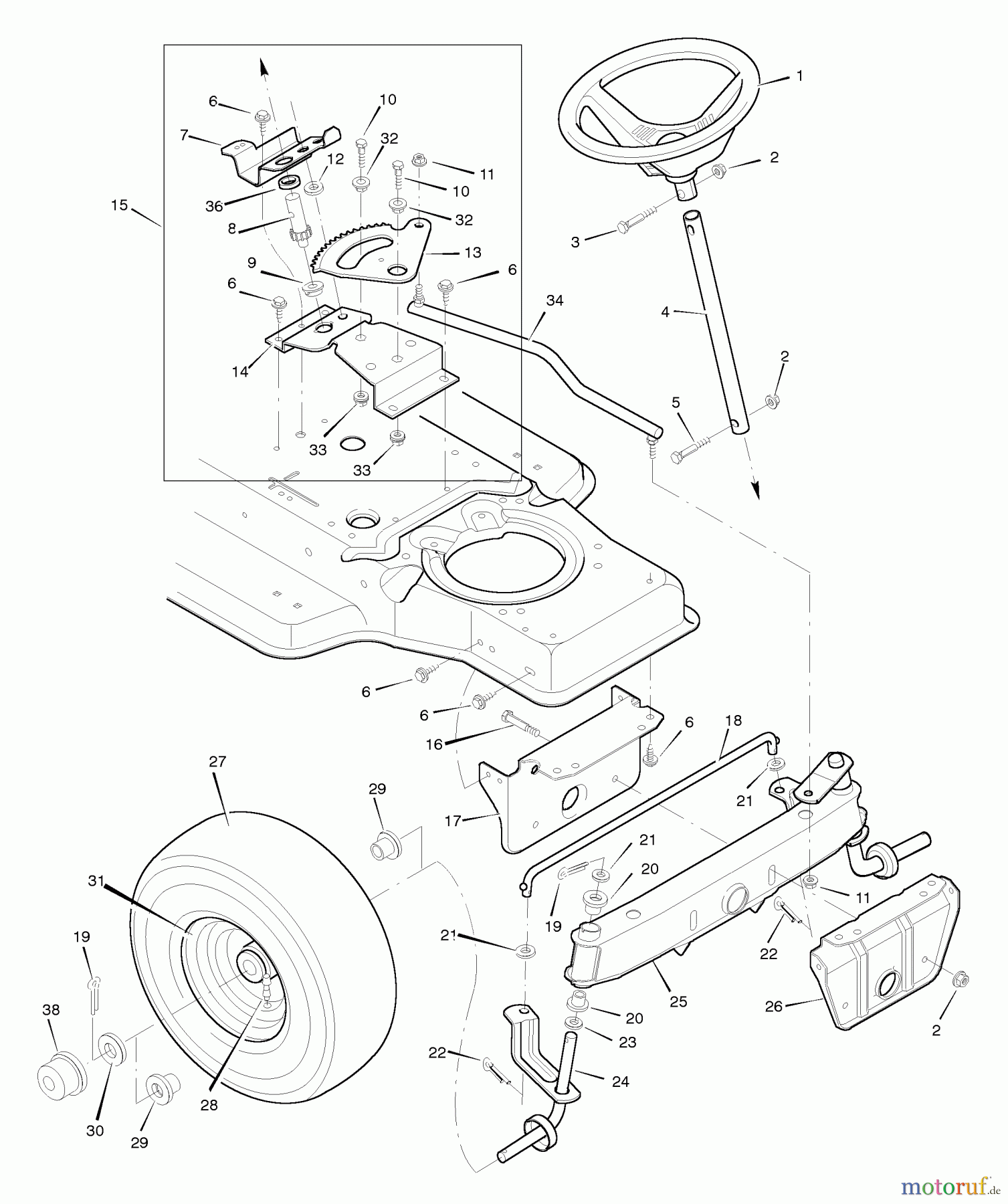  Murray Rasen- und Gartentraktoren 40715x199A - B&S/Murray 40