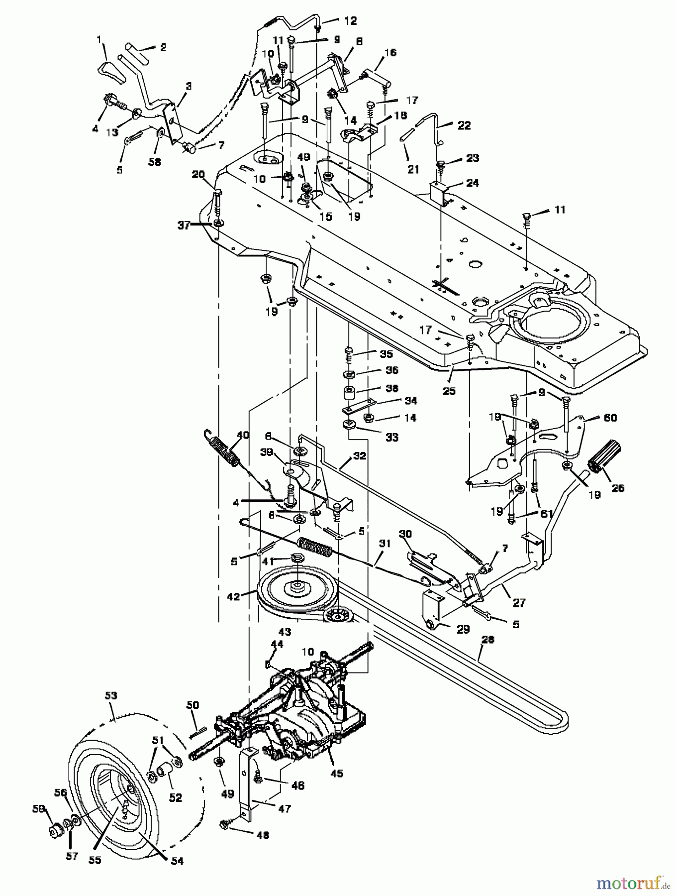  Murray Rasen- und Gartentraktoren 40717A - Murray 40