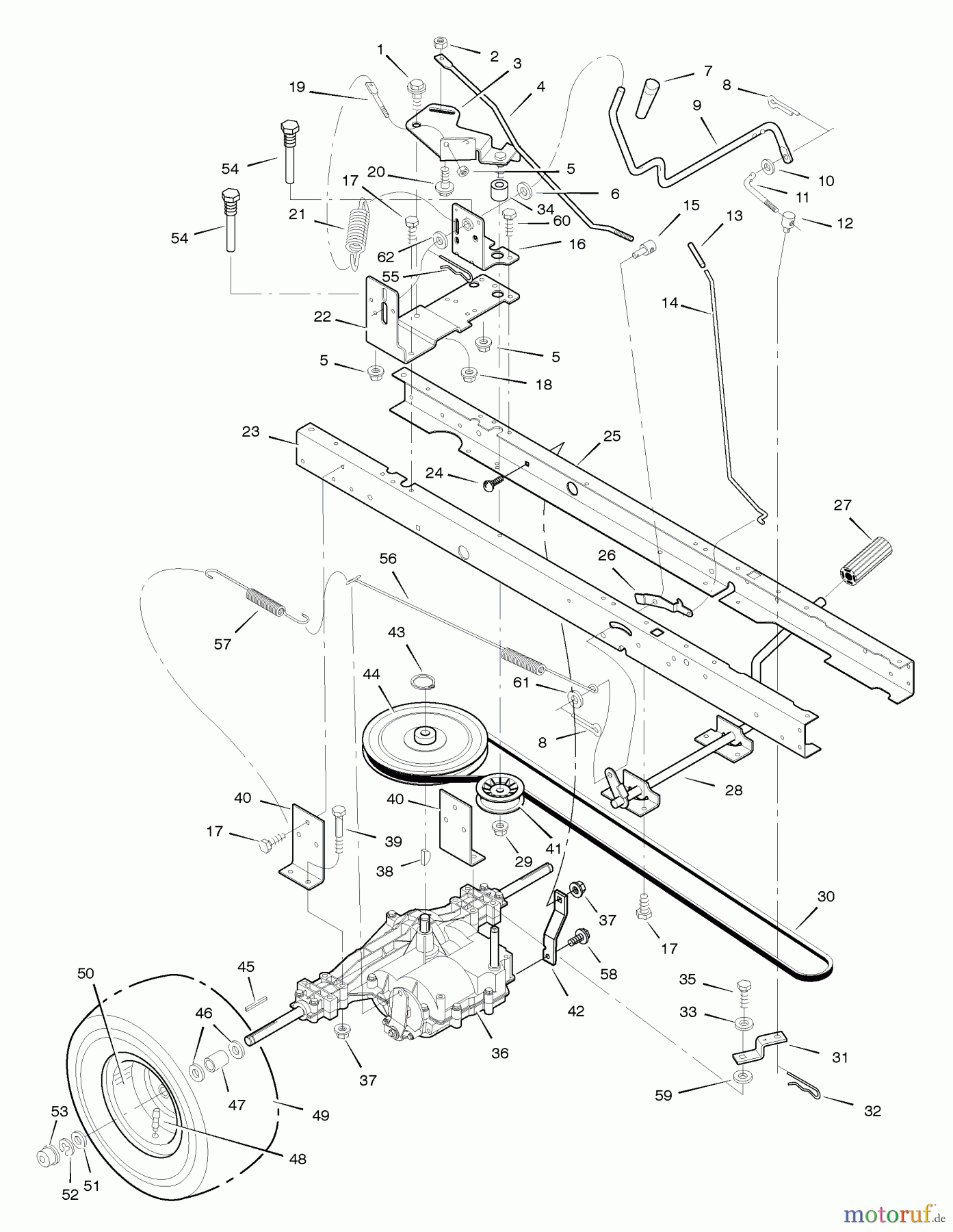  Murray Rasen- und Gartentraktoren 425001x8C - Scotts 42