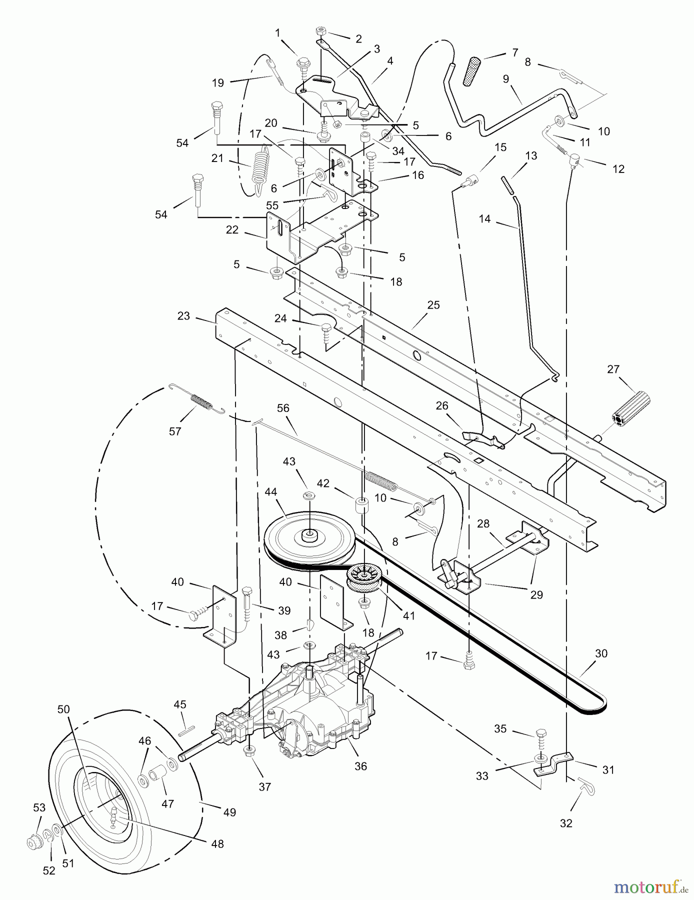  Murray Rasen- und Gartentraktoren 425003x71A - B&S/Murray 42