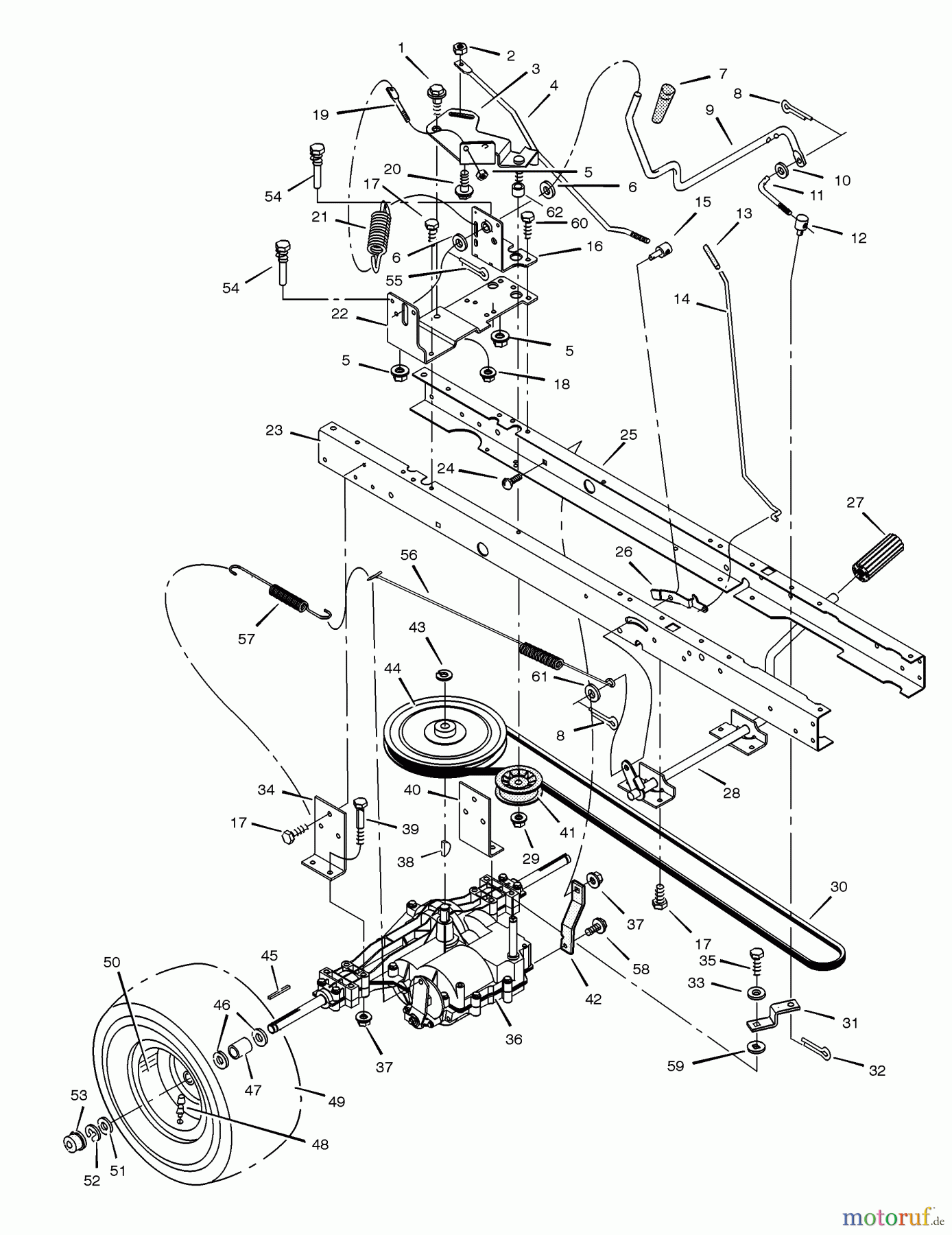  Murray Rasen- und Gartentraktoren 425008x8A - Scotts 42