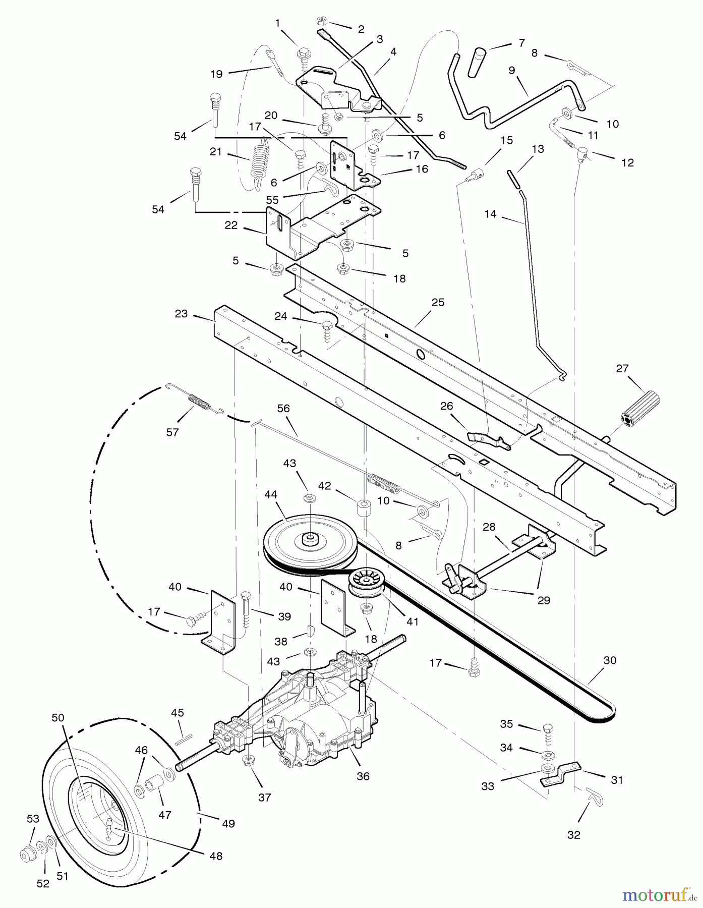  Murray Rasen- und Gartentraktoren 42504x71A - B&S/Murray 42