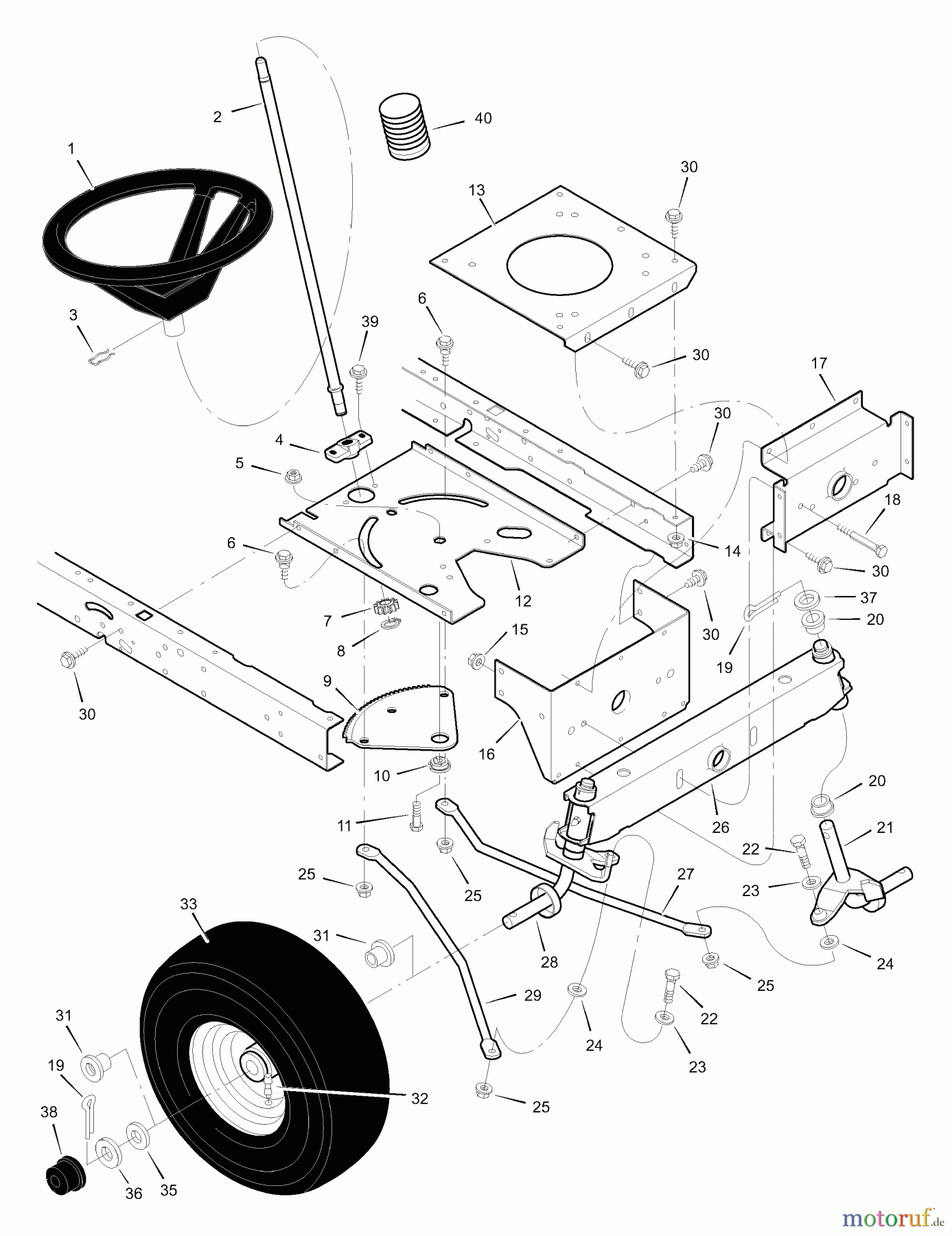  Murray Rasen- und Gartentraktoren 42504x71B - B&S/Murray 42