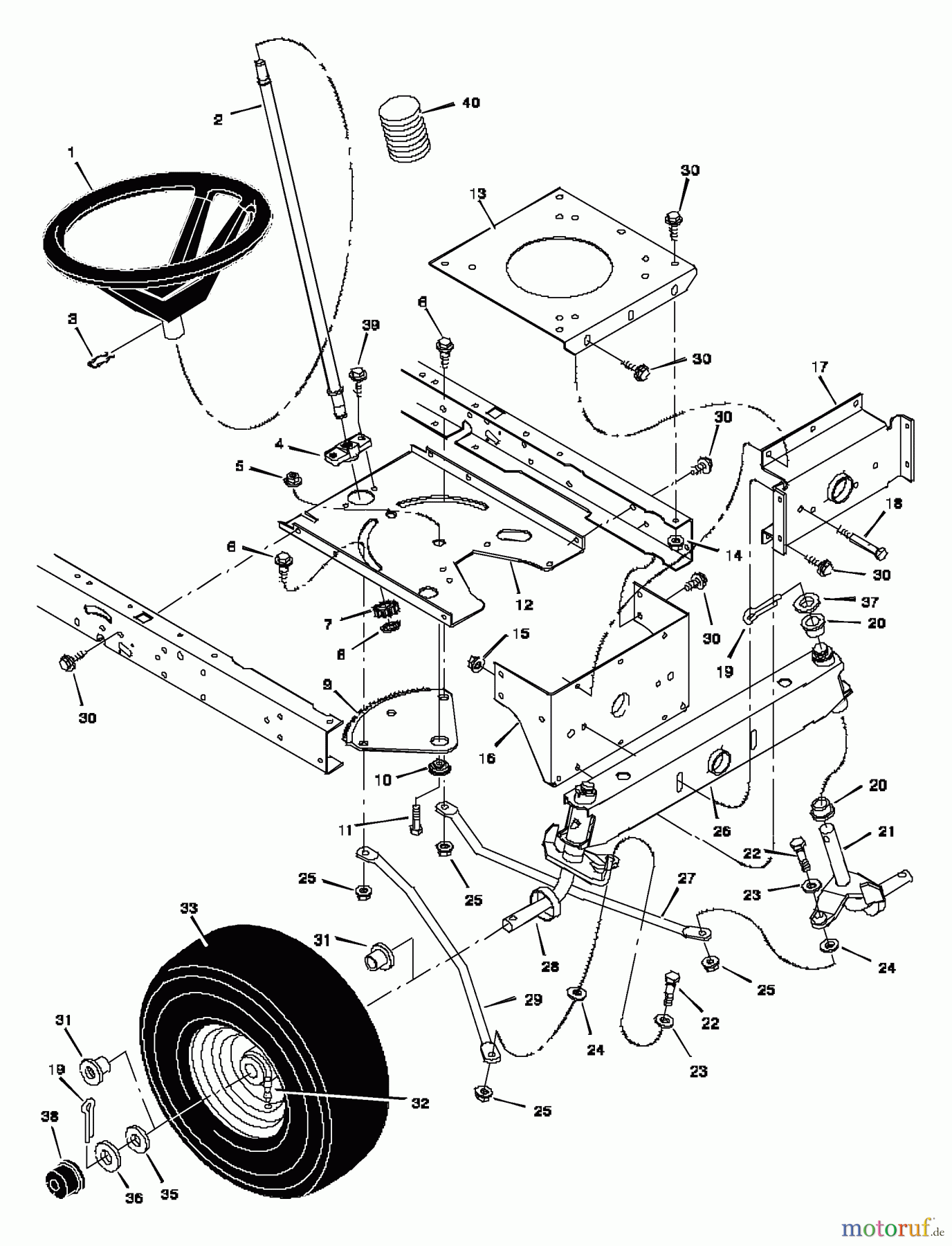  Murray Rasen- und Gartentraktoren 42542x6A - Murray Ultra 42