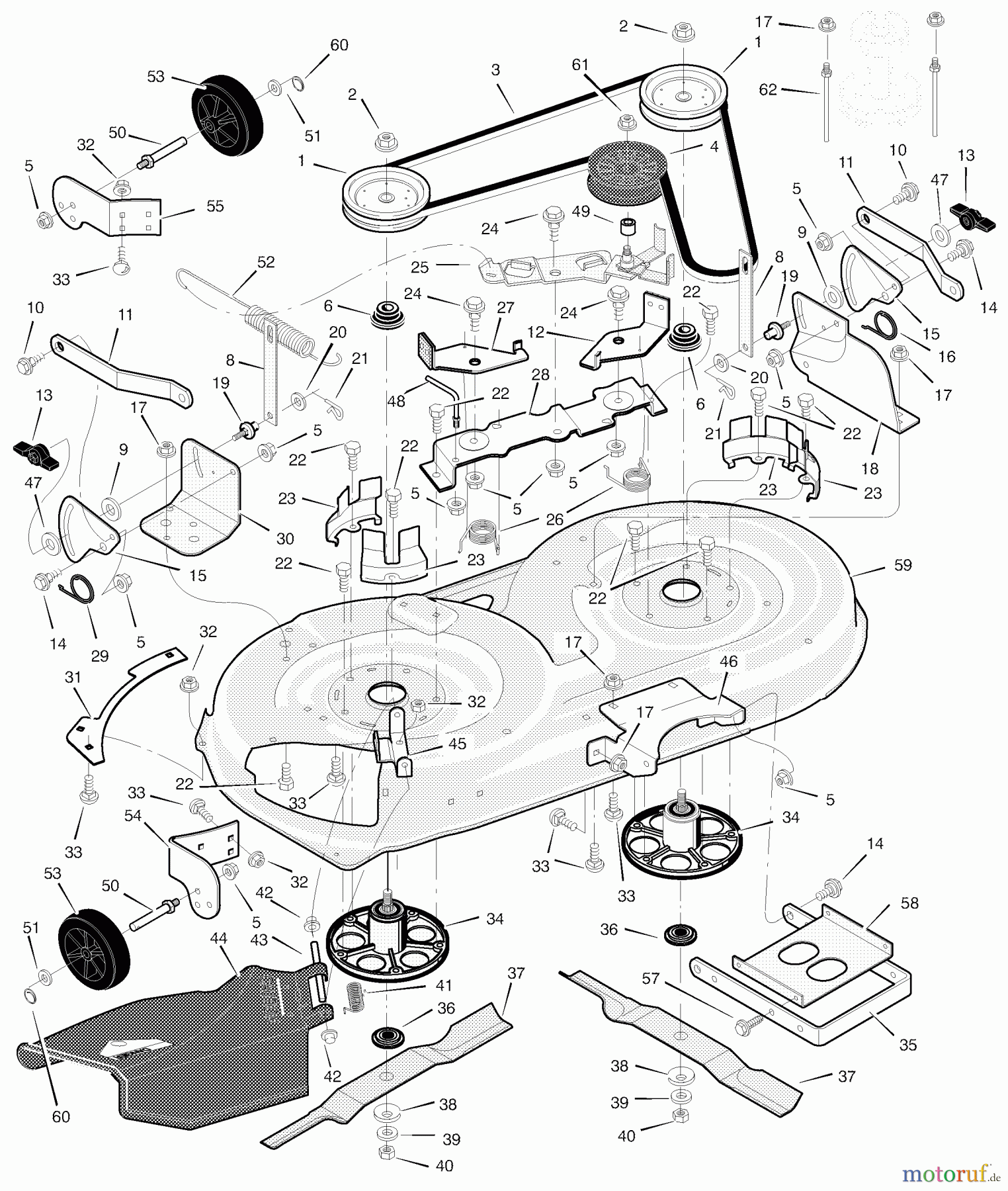  Murray Rasen- und Gartentraktoren 425600x8A - Scotts 42