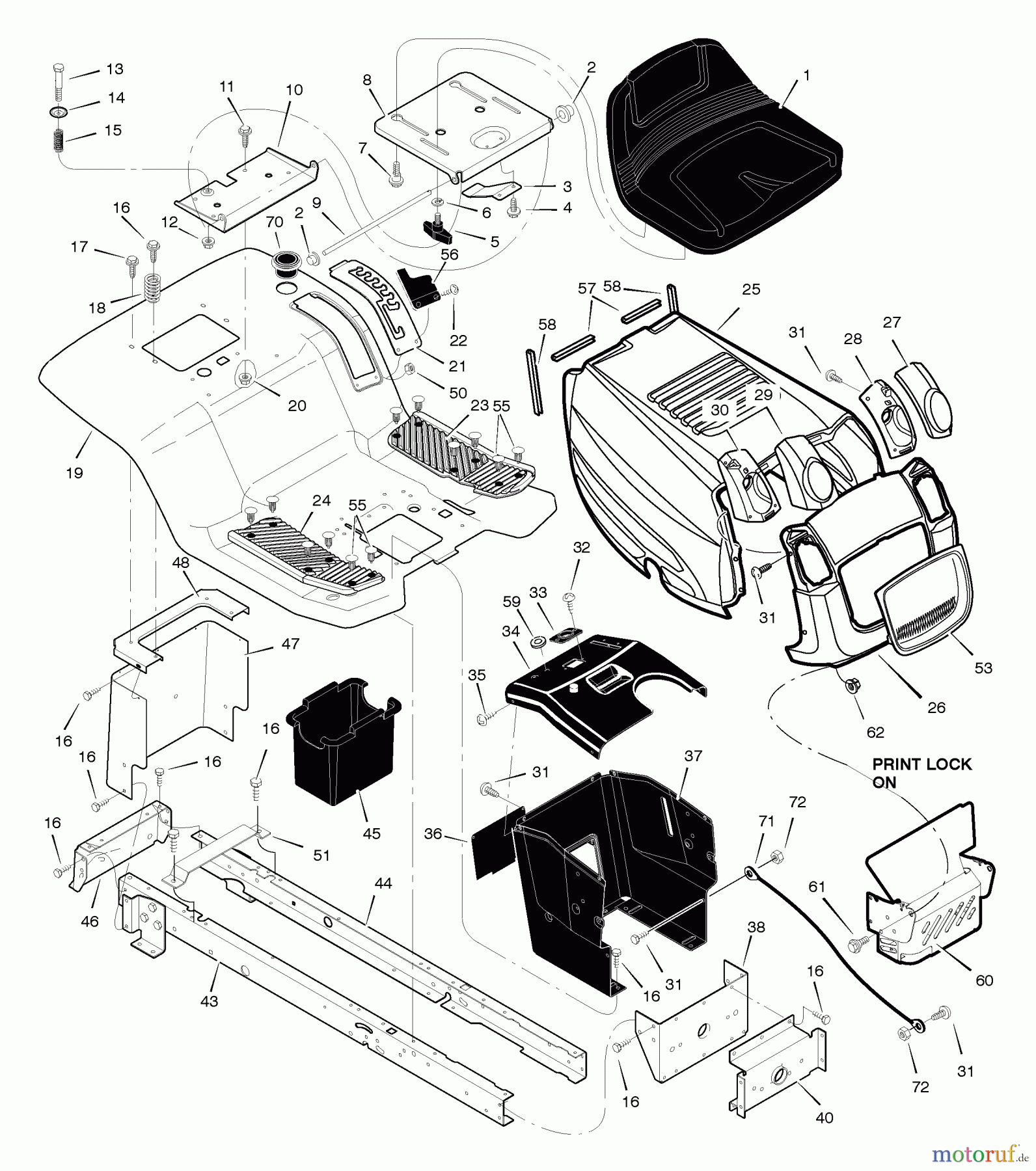  Murray Rasen- und Gartentraktoren 425604x99C - B&S/Murray 42