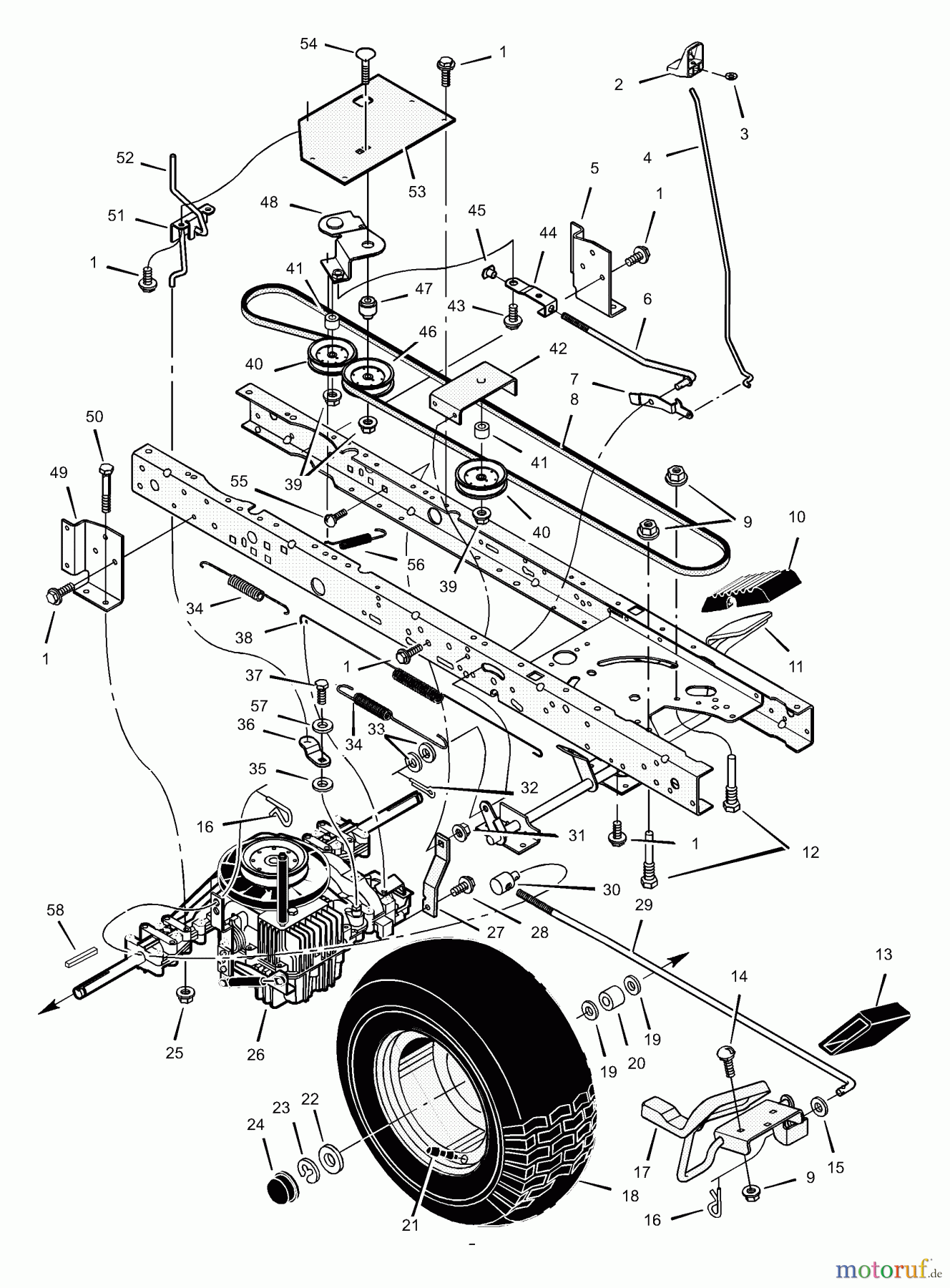  Murray Rasen- und Gartentraktoren 425605x683A - Stanley 42