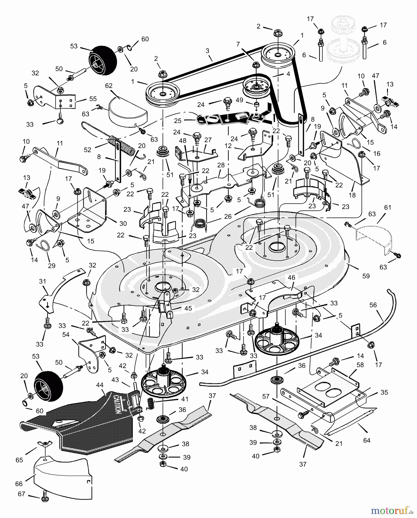  Murray Rasen- und Gartentraktoren 425605x683A - Stanley 42