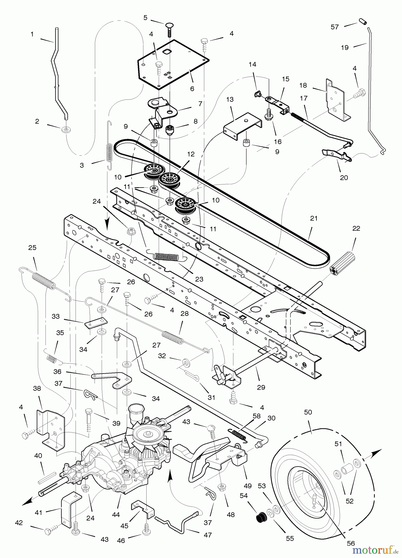  Murray Rasen- und Gartentraktoren 425615x99B - B&S/Murray 42