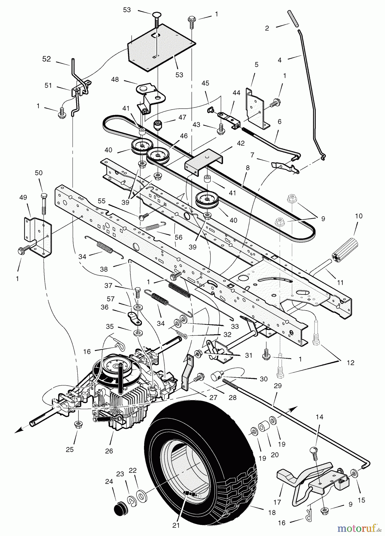  Murray Rasen- und Gartentraktoren 425620x99B - B&S/Murray 42