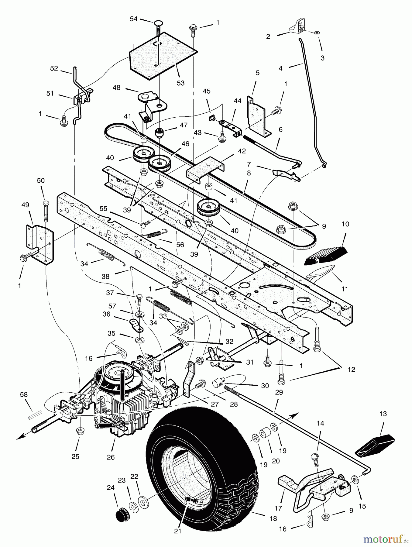  Murray Rasen- und Gartentraktoren 425638x692A - Stanley 42