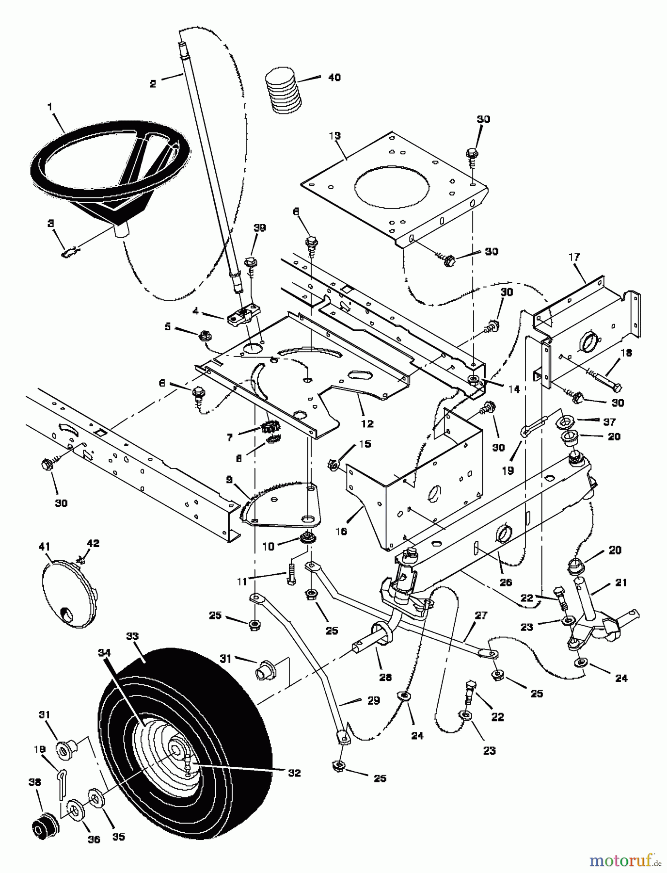  Murray Rasen- und Gartentraktoren 42567x6A - Murray Ultra 42