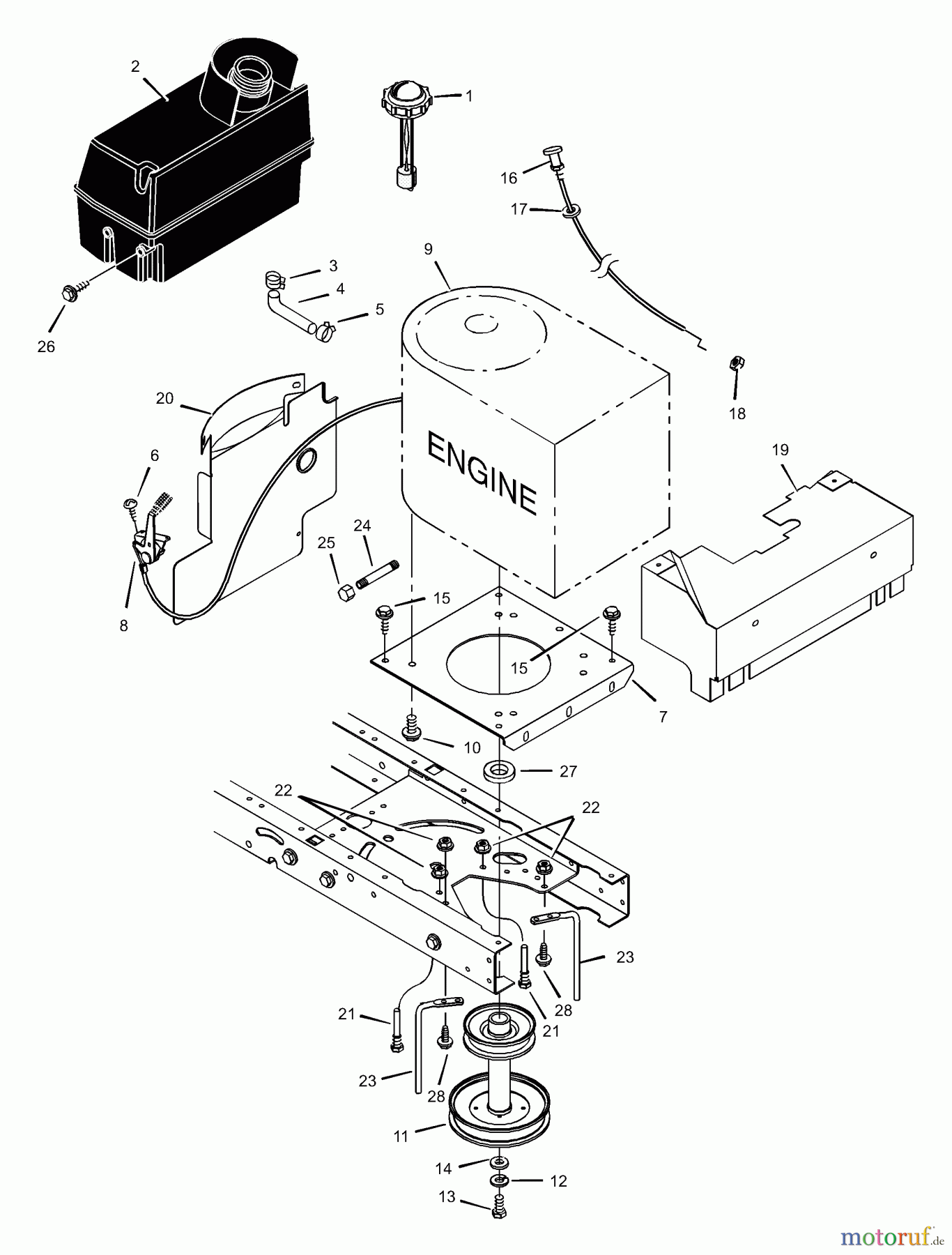  Murray Rasen- und Gartentraktoren 42571x8D - Scotts 42