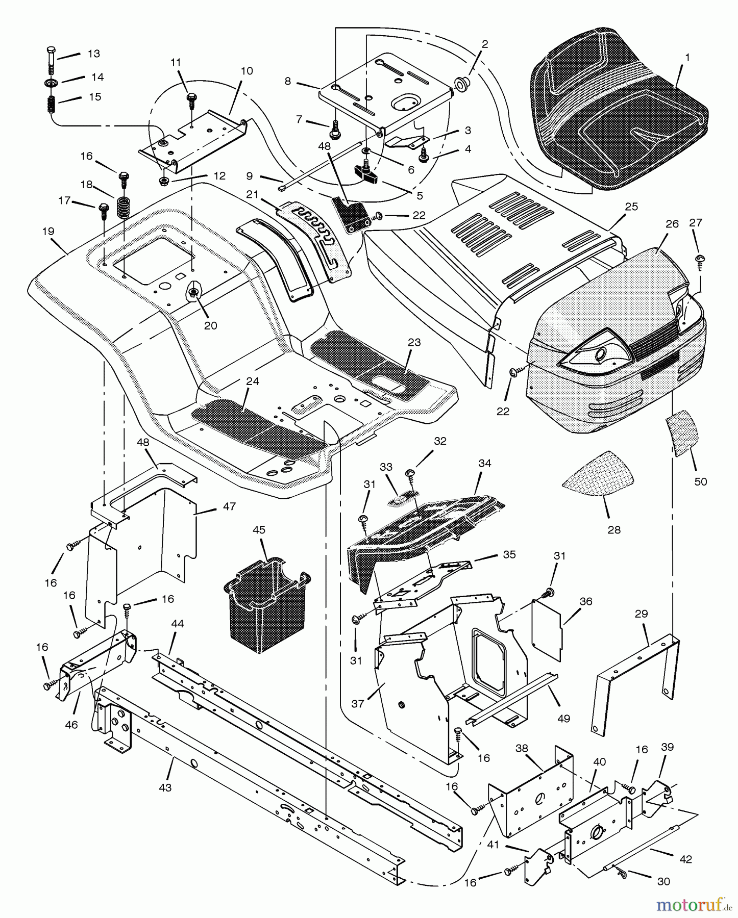  Murray Rasen- und Gartentraktoren 42572x8A - Scotts 42